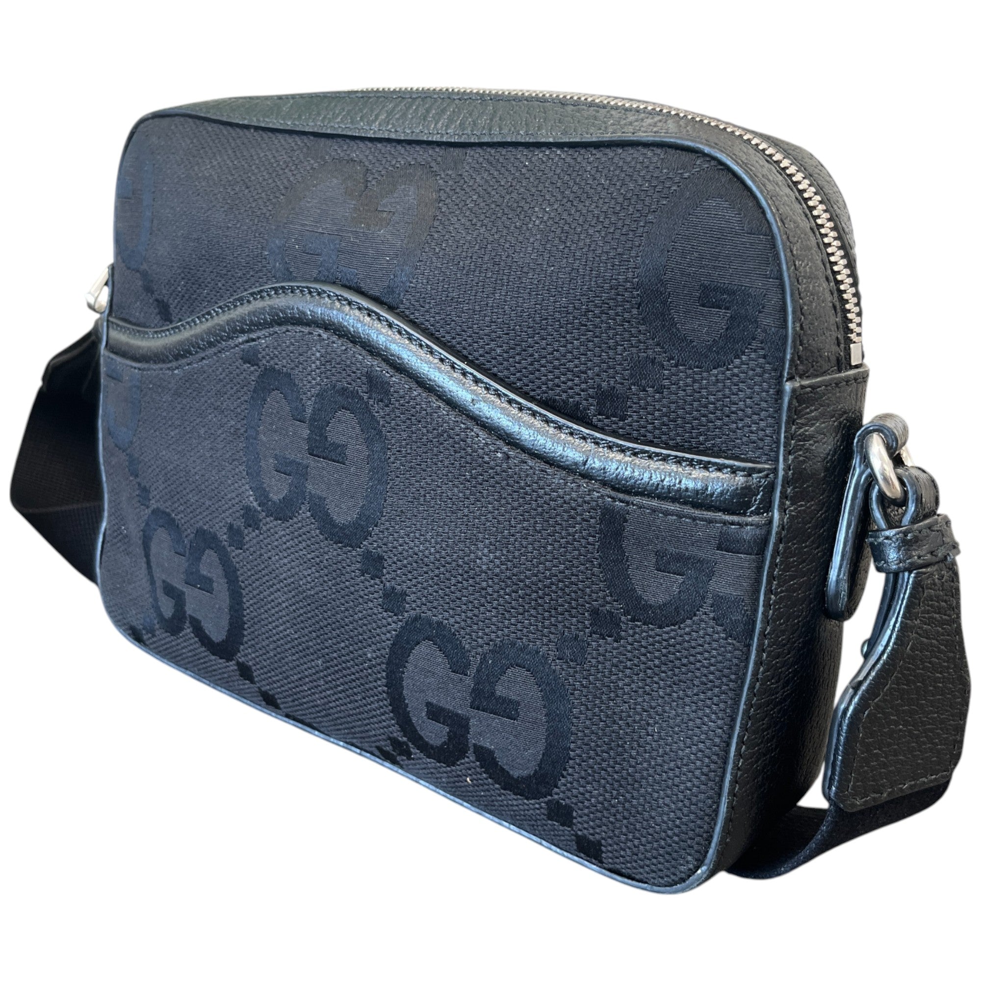 Men's Jumbo Gg Messenger Bag Black