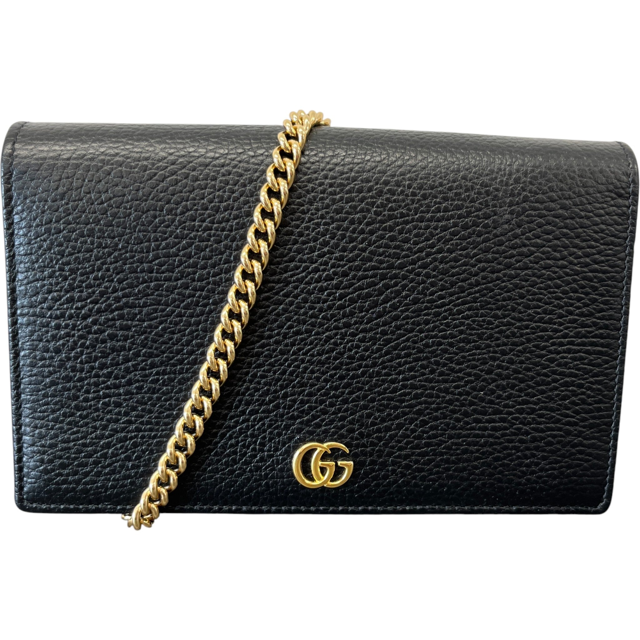 Women's Gg Marmont Wallet On Chain Bag Black