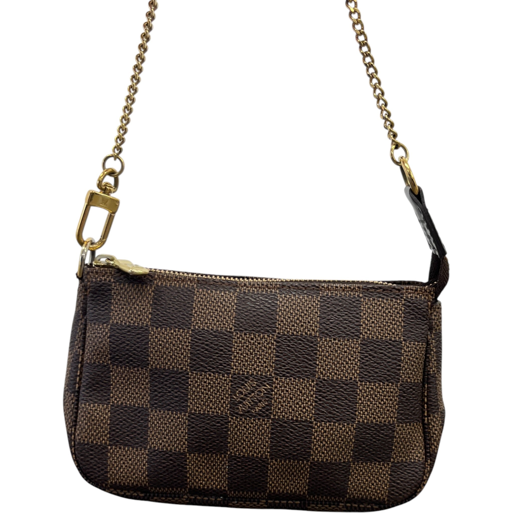 Women's Damier Ebene Mini Pochette Bag Brown