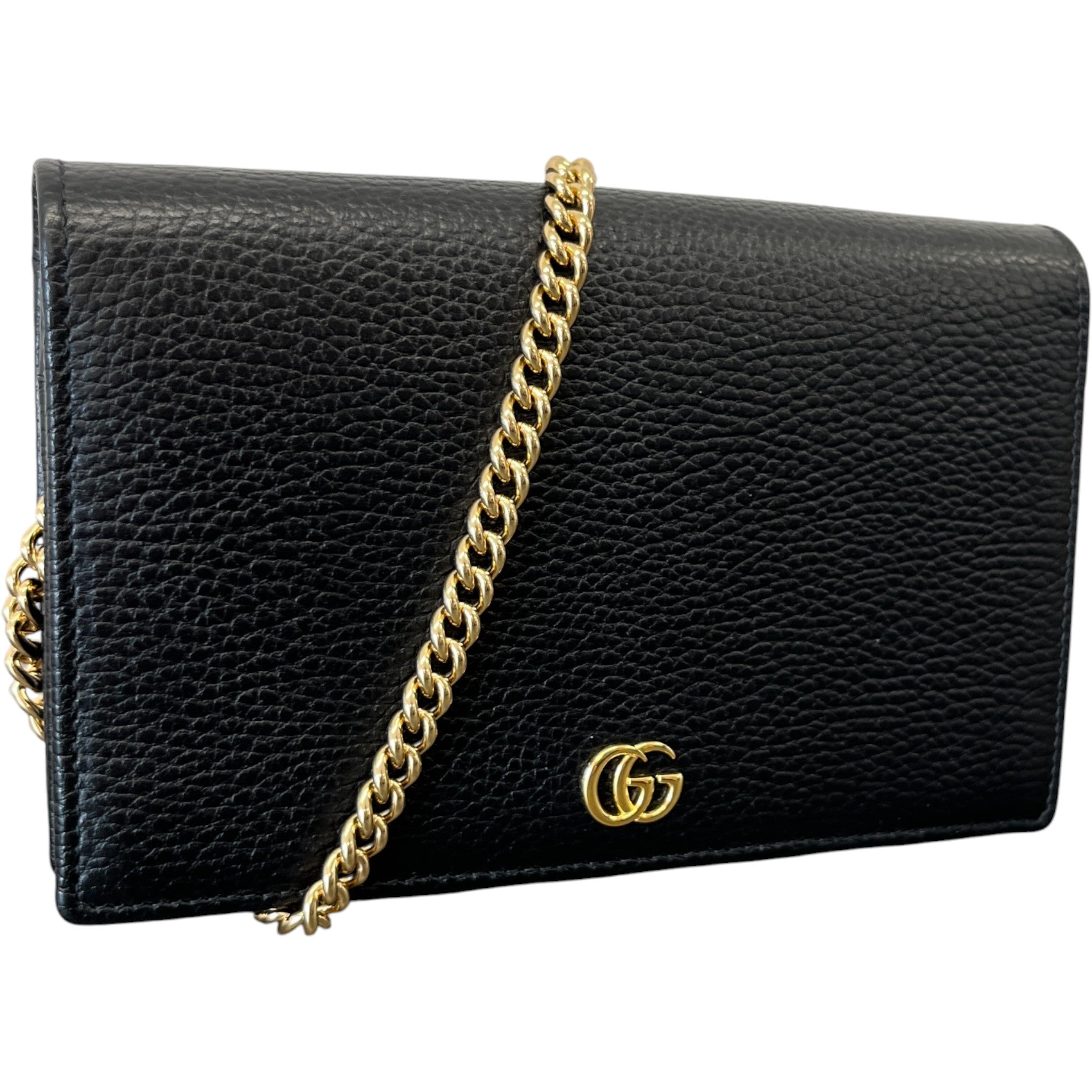 Women's Gg Marmont Wallet On Chain Bag Black