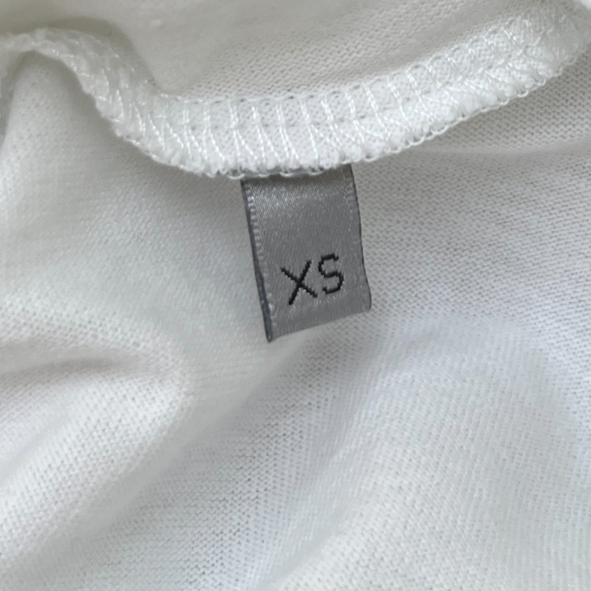 Men's Mesh Paris Logo T-Shirt White Size XS