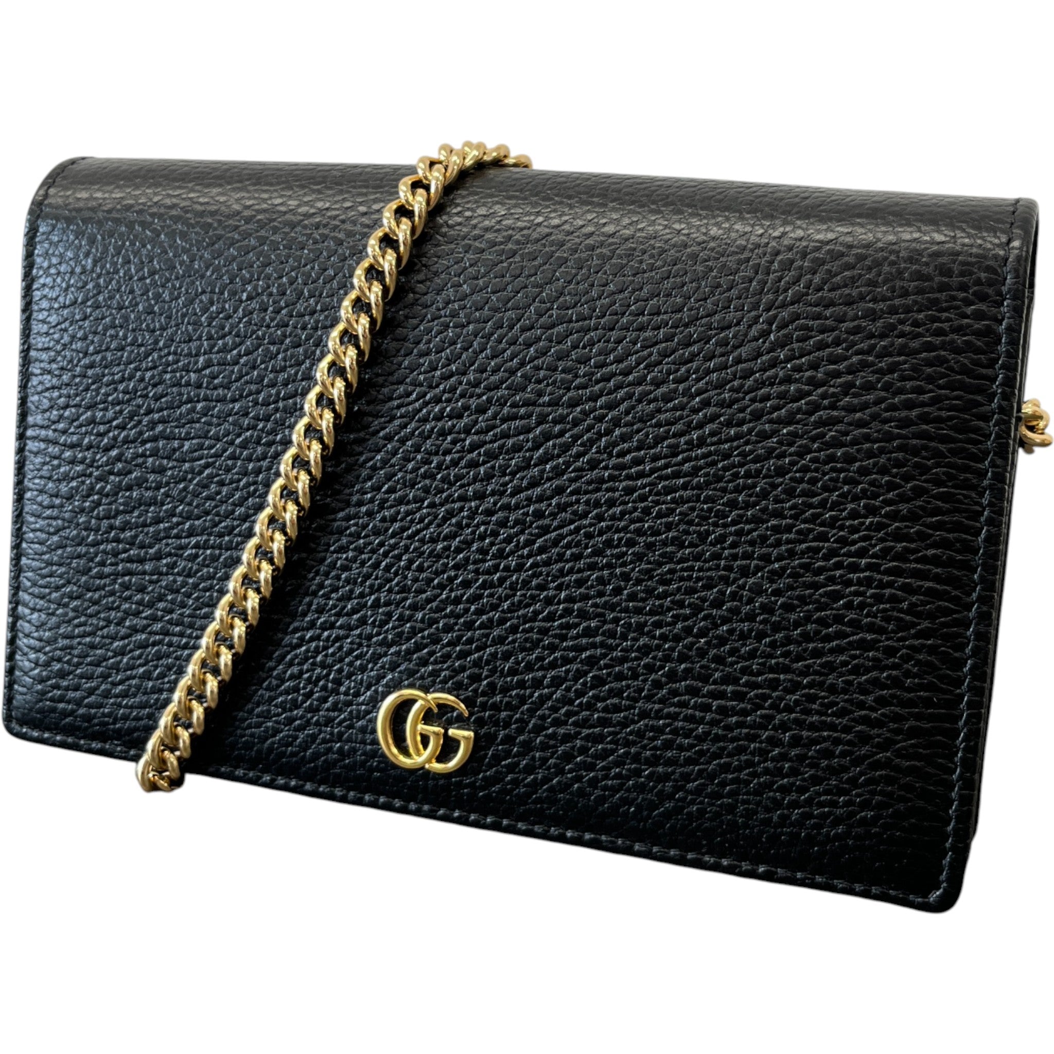 Women's Gg Marmont Wallet On Chain Bag Black