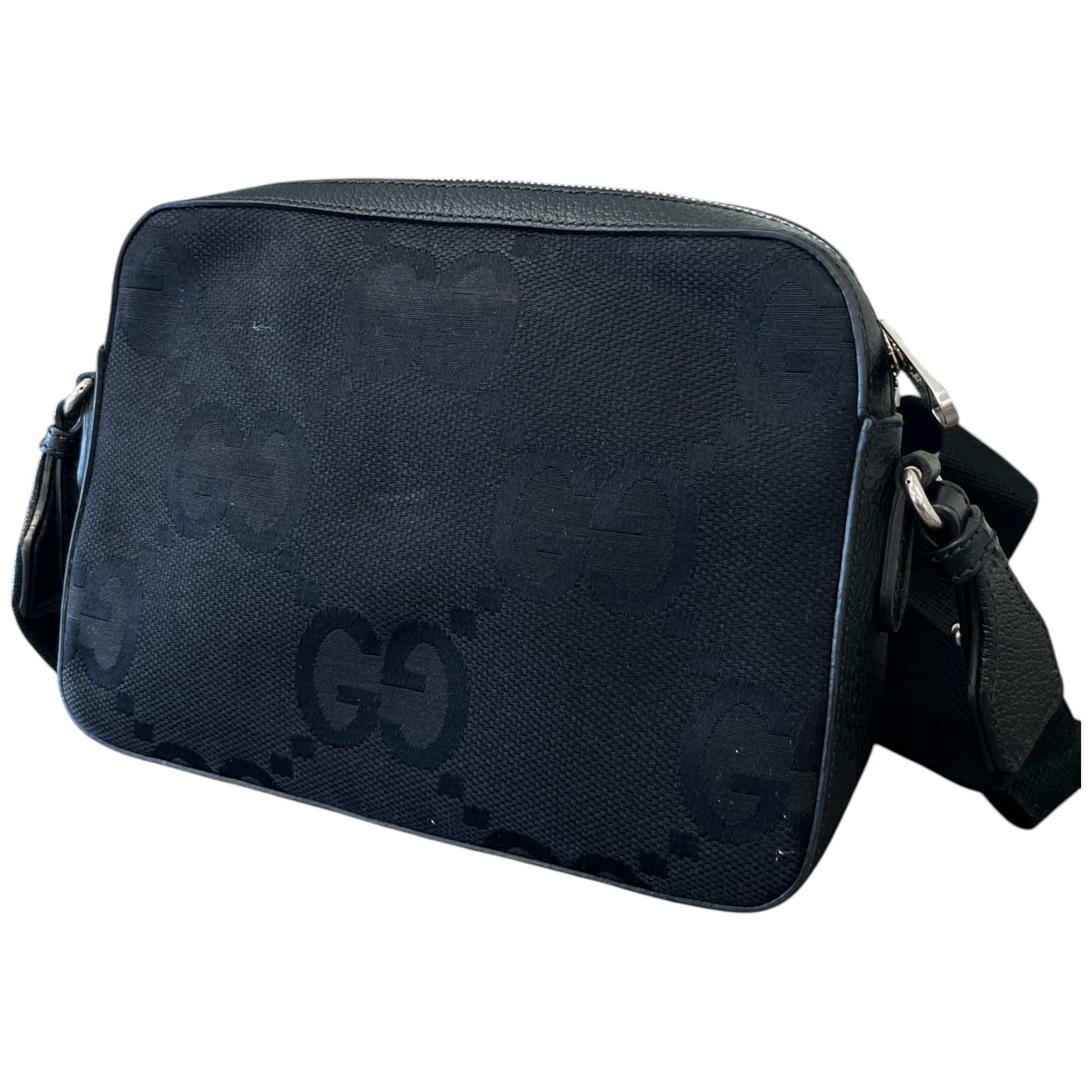 Men's Jumbo Gg Messenger Bag Black