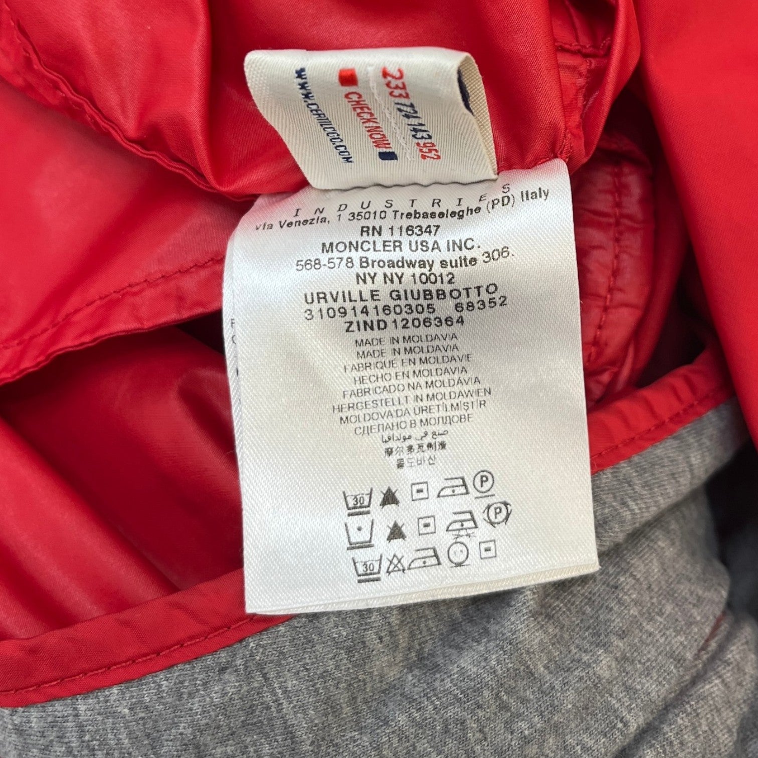 Men's Urville Jacket Red Size 3 / L