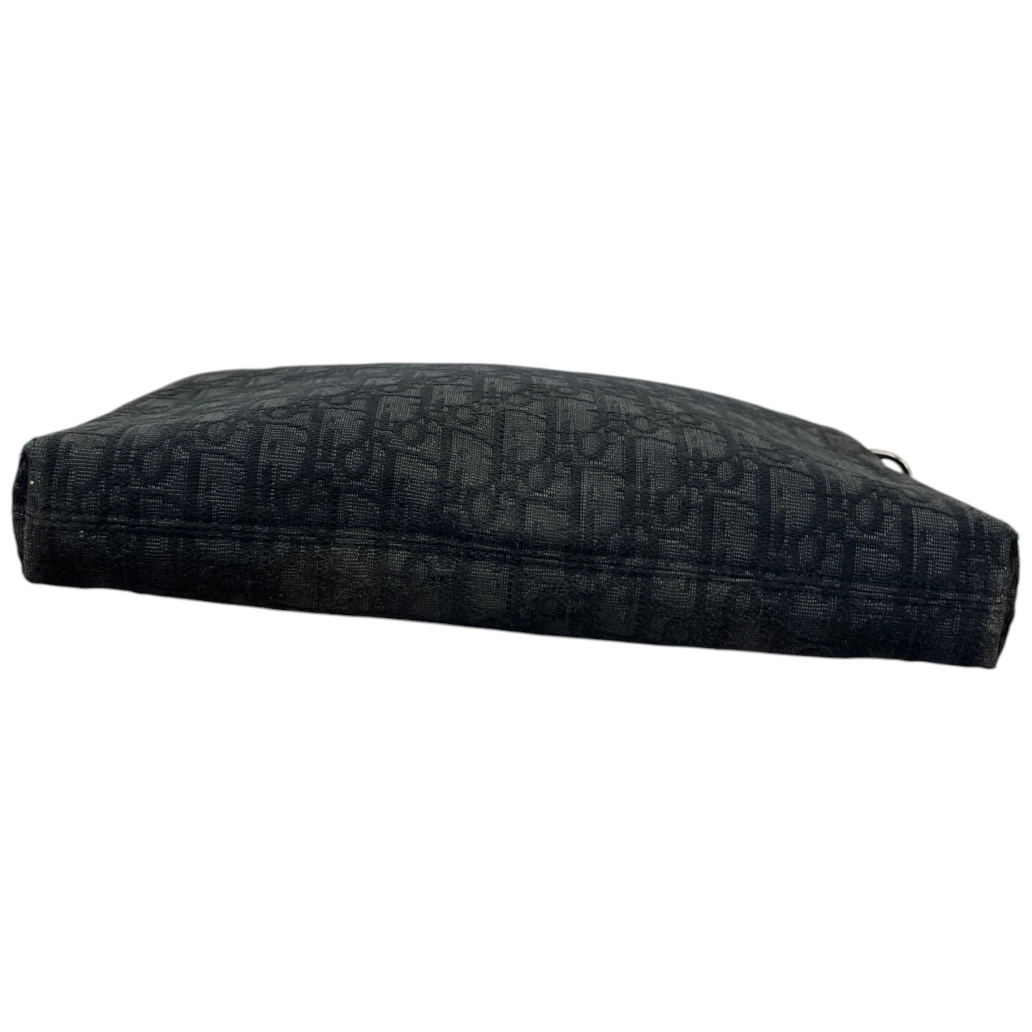 Women's Oblique A4 Zipped Pouch Black