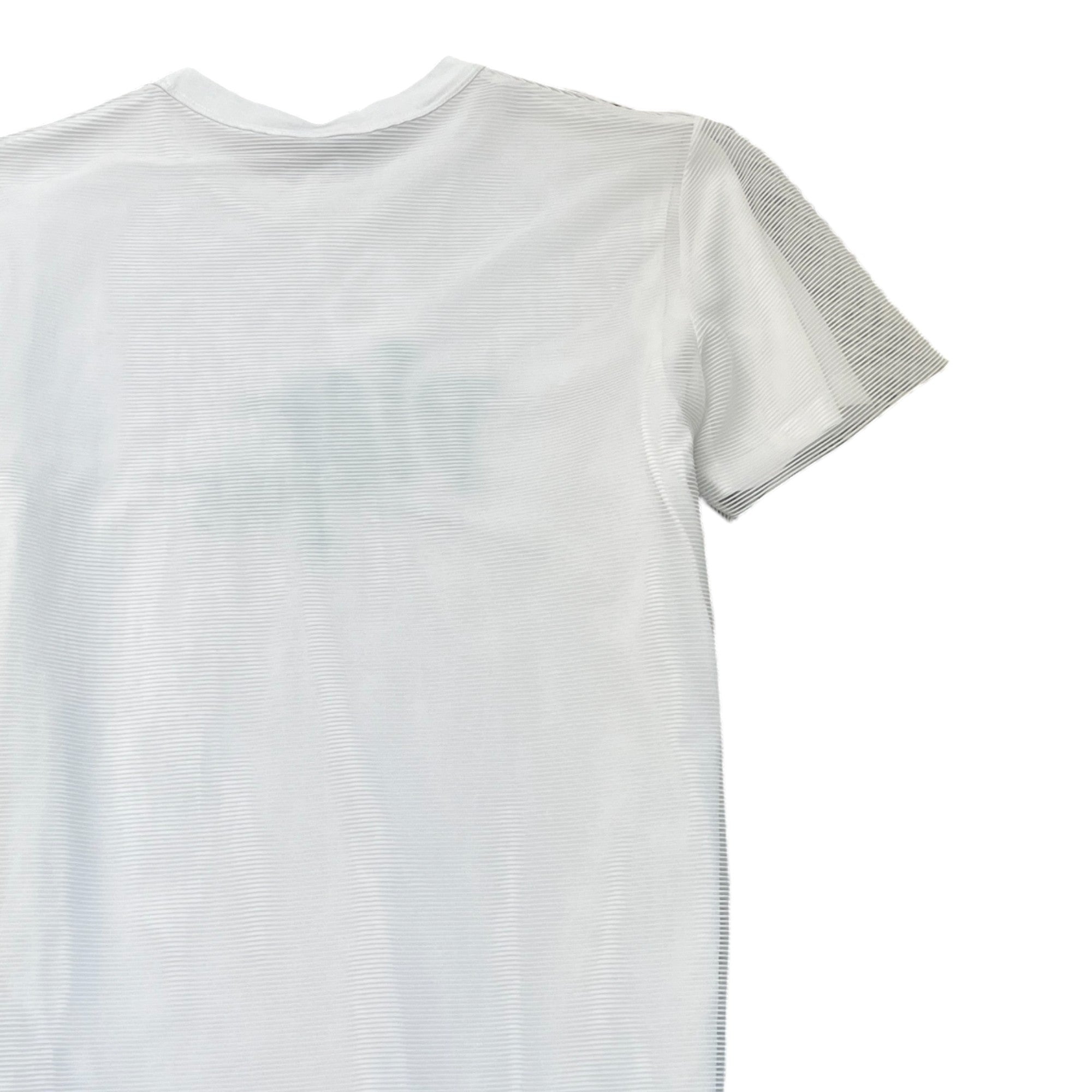 Men's Mesh Paris Logo T-Shirt White Size XS