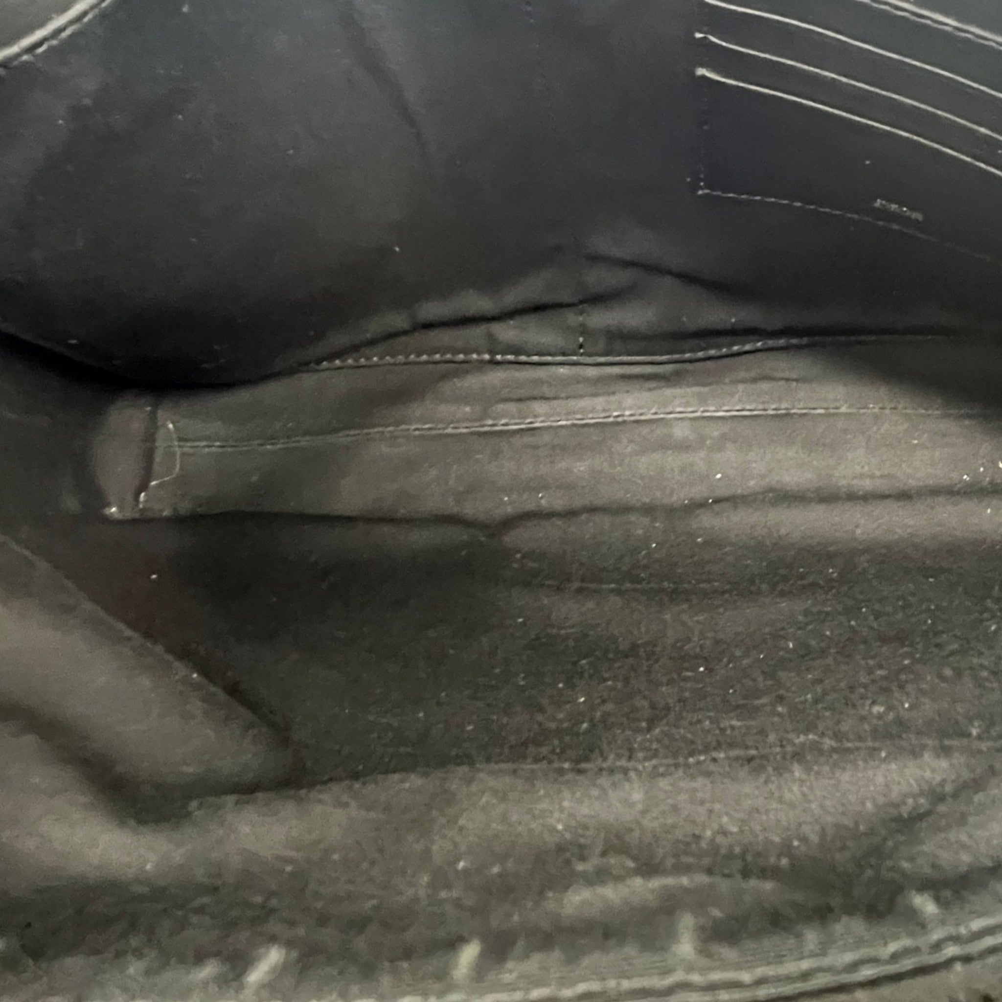 Women's Oblique A4 Zipped Pouch Black