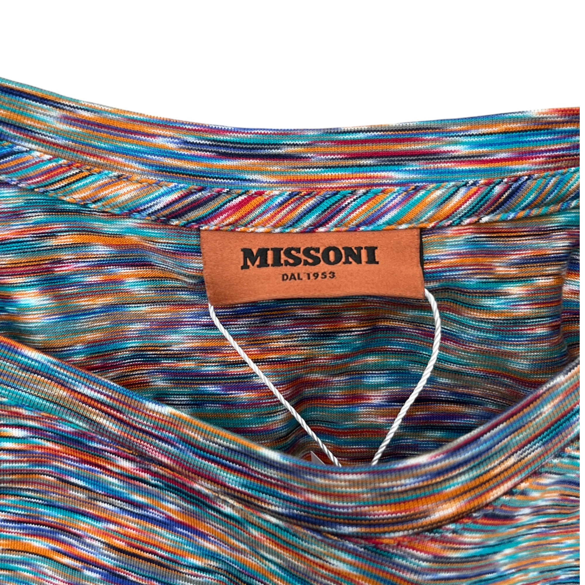 Men's Space Dye T-Shirt Multi-Coloured Size XS