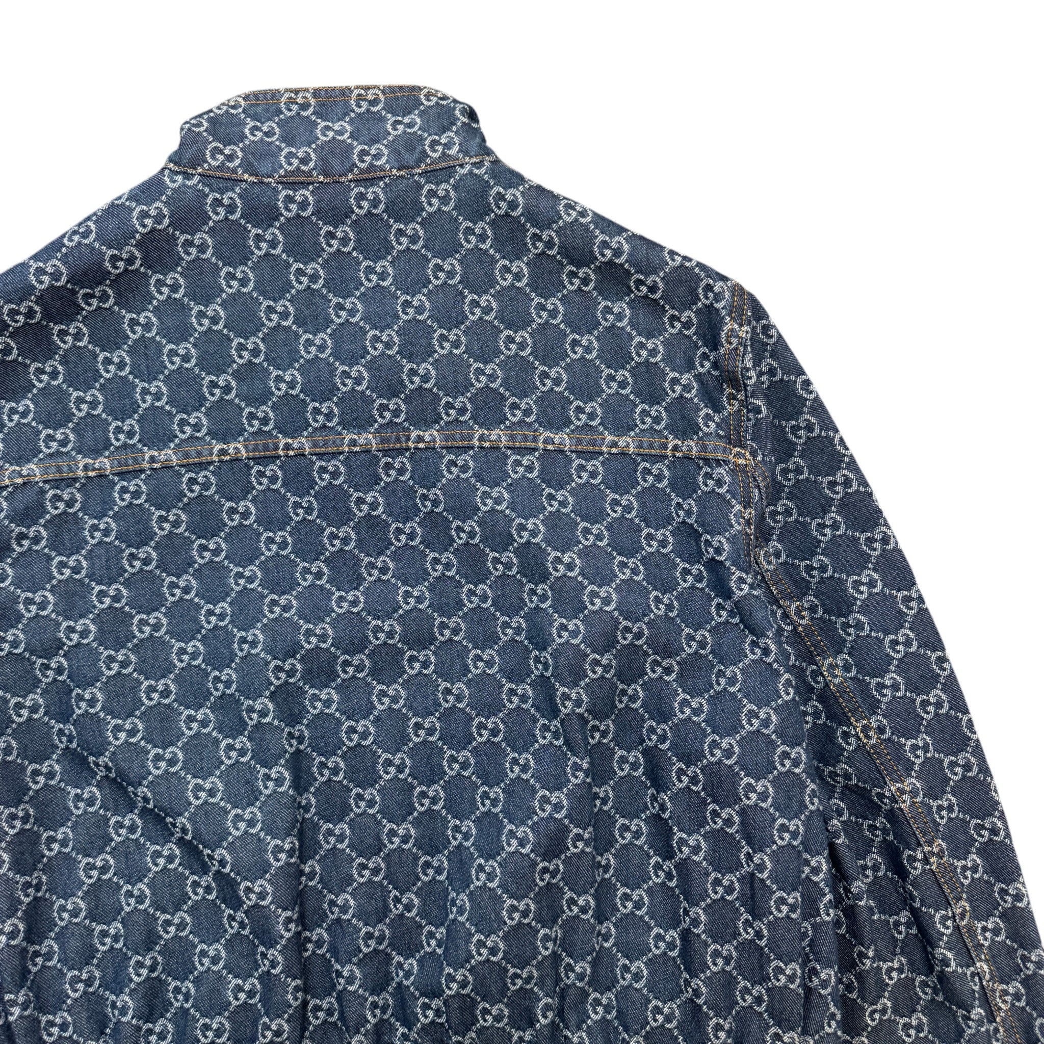 Women's Gg Jacquard Jacket Blue Size 44 / UK 12