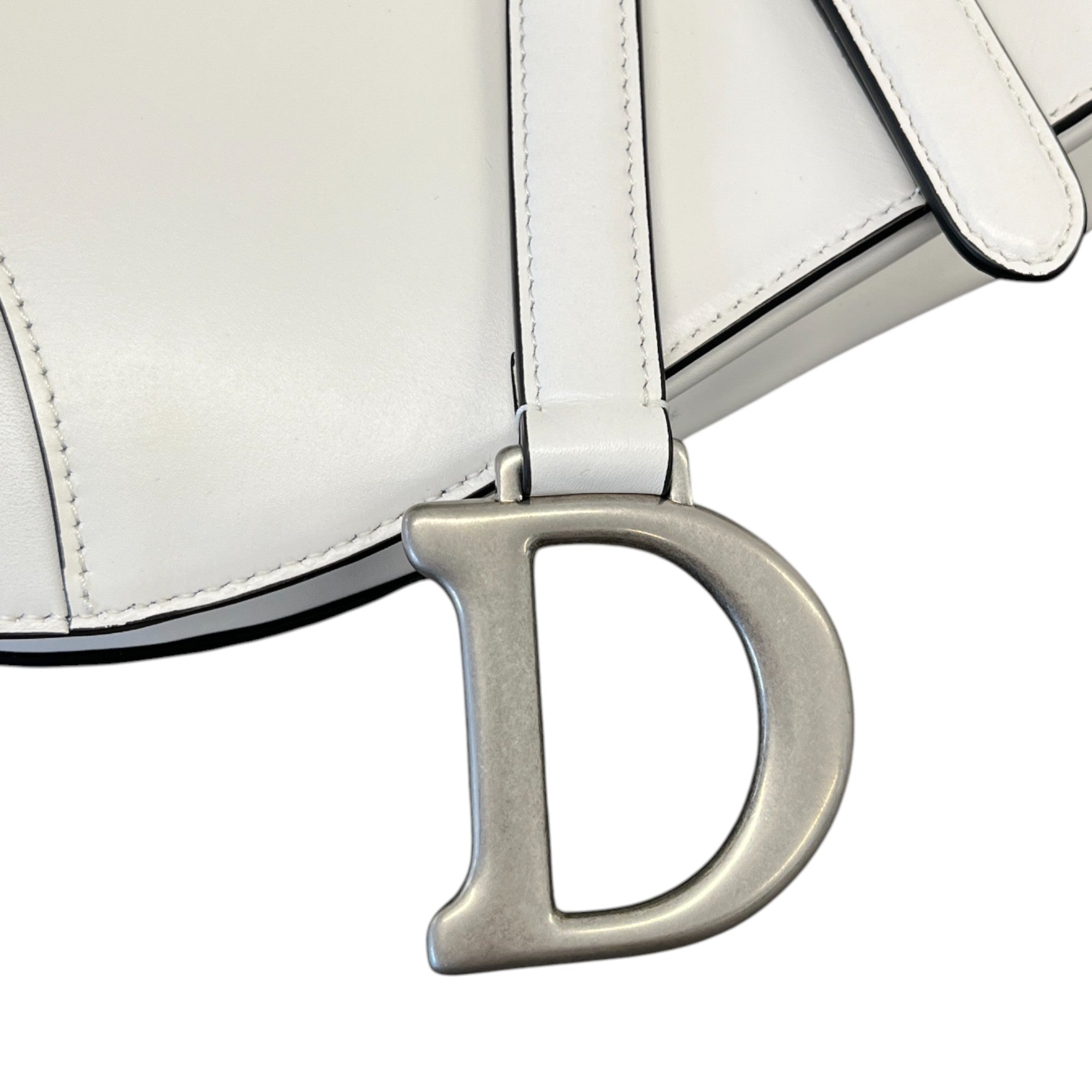 Women's Soft Saddle Bag White