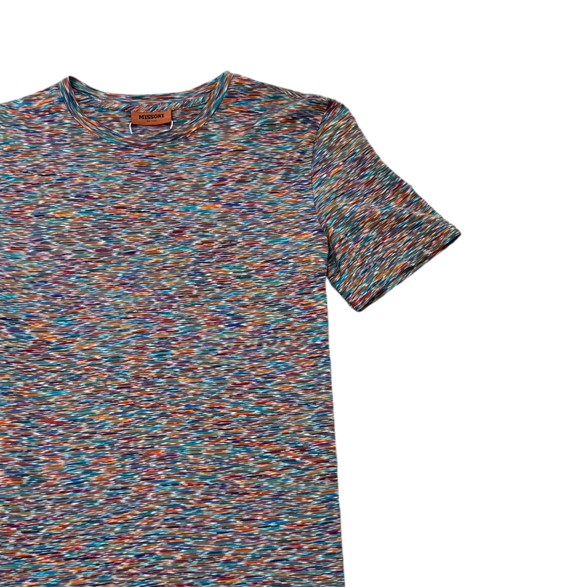 Men's Space Dye T-Shirt Multi-Coloured Size XS