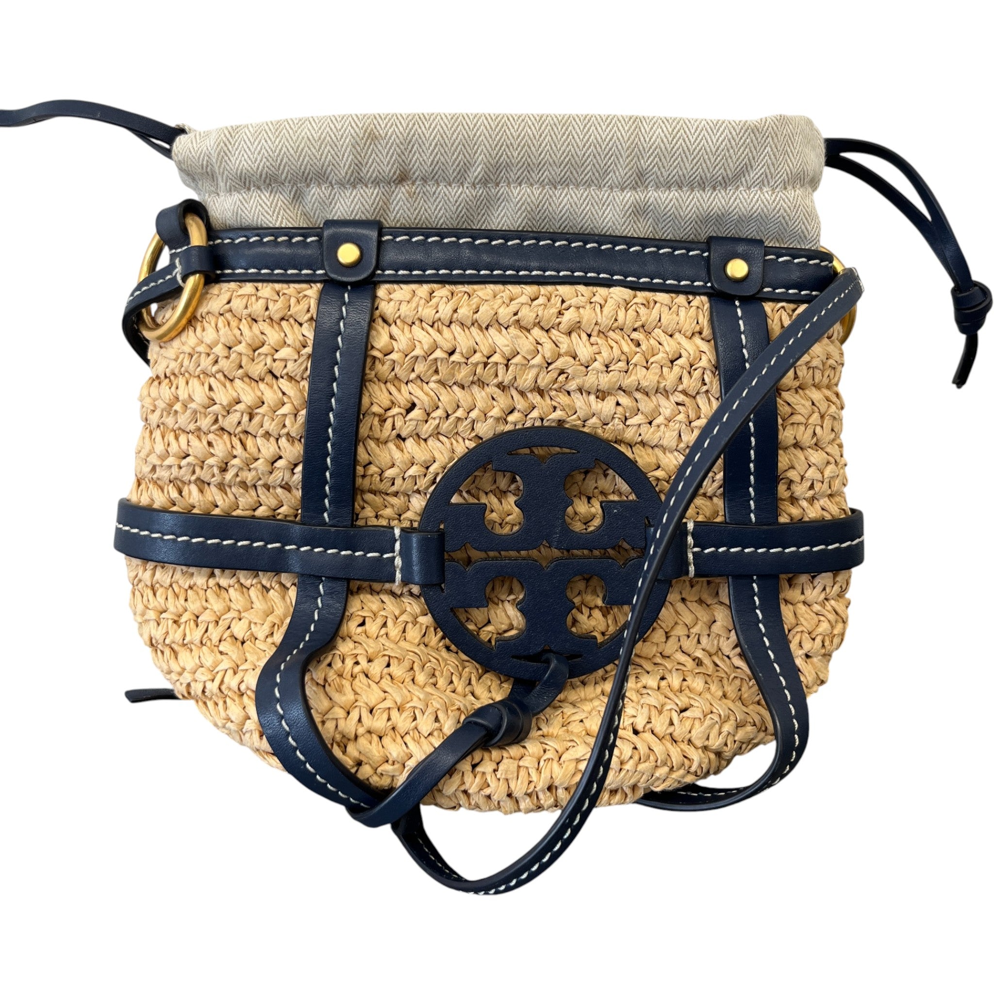 Women's Miller Straw Bucket Bag Beige