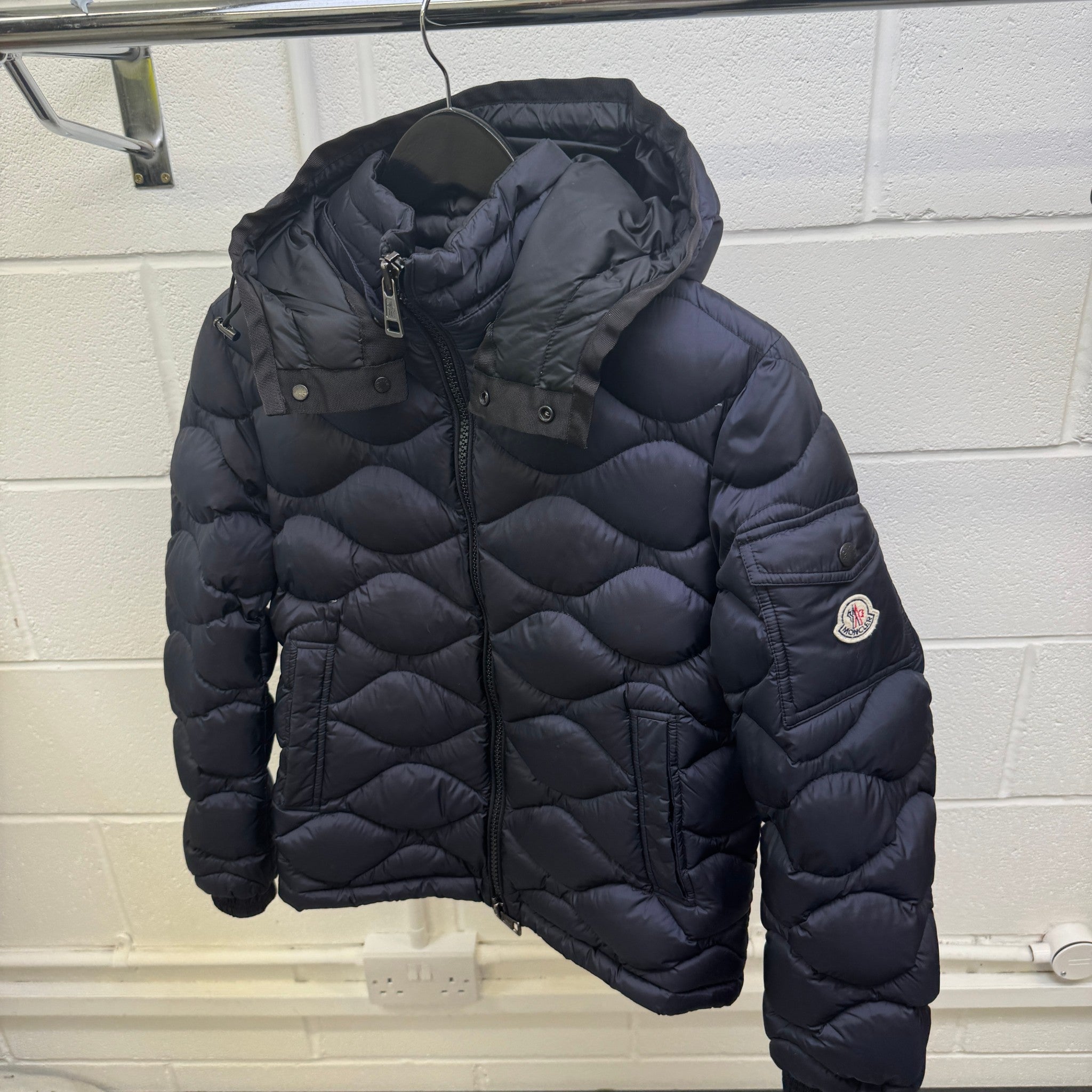 Men's Morandieres Down Jacket Navy Size 0/XS