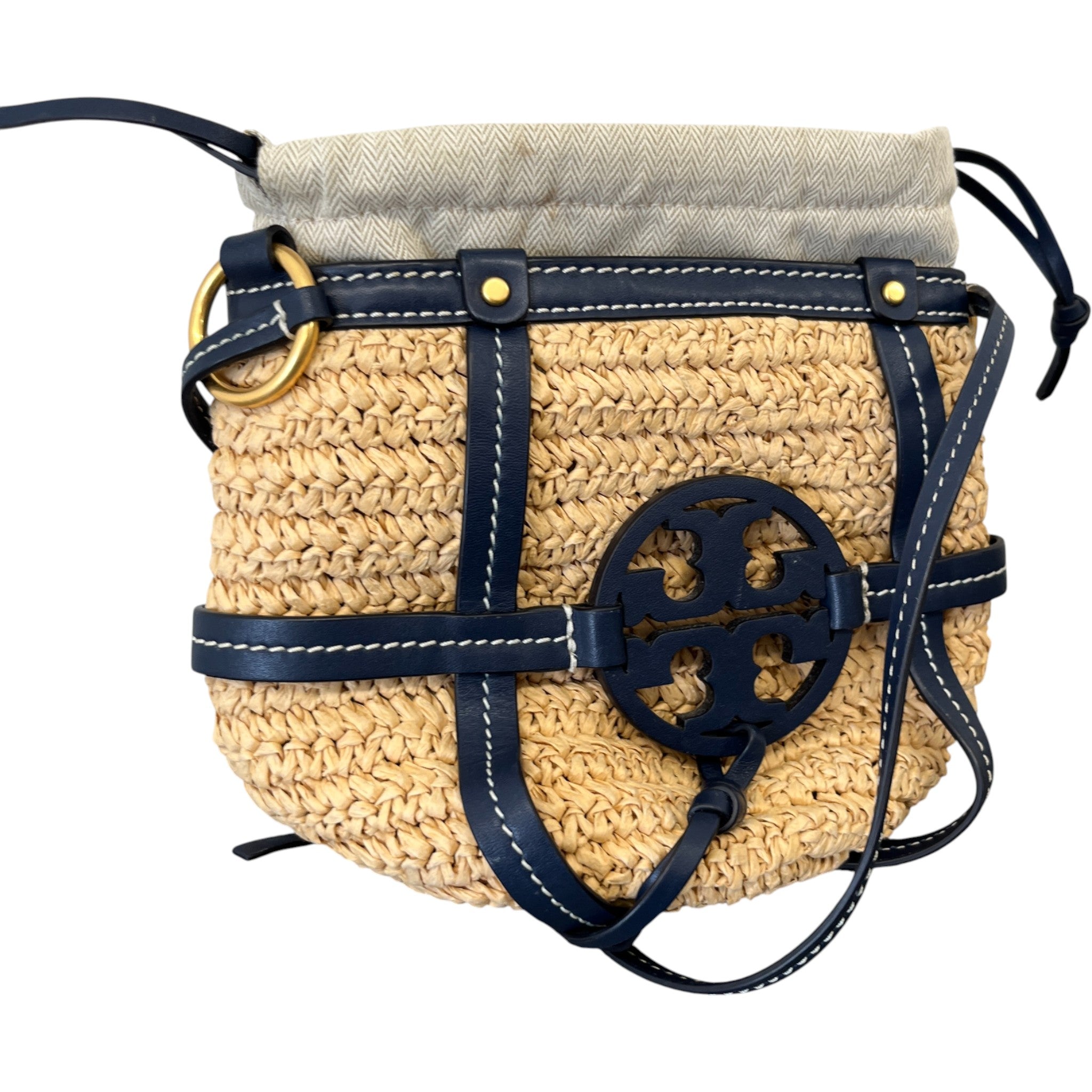 Women's Miller Straw Bucket Bag Beige