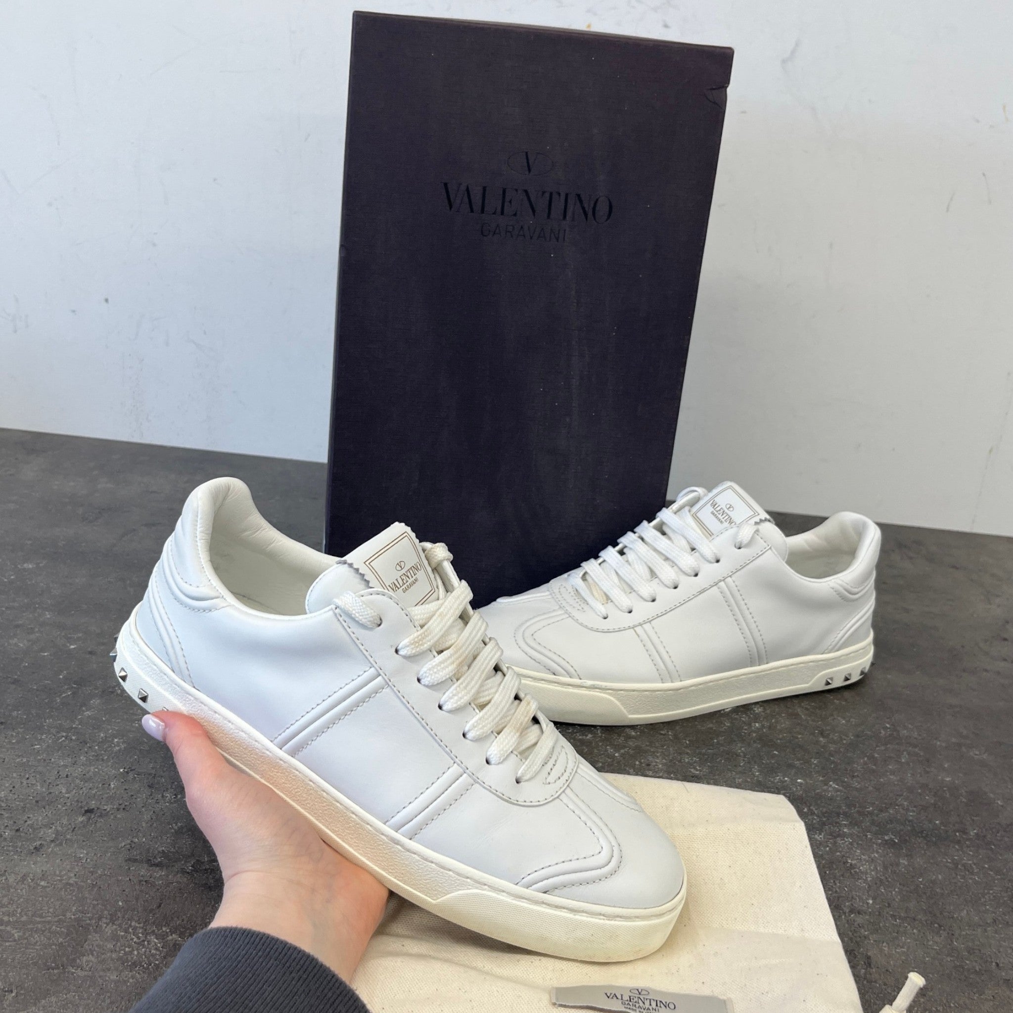 Men's Flycrew Low Trainers White Size EU 40 / UK 6