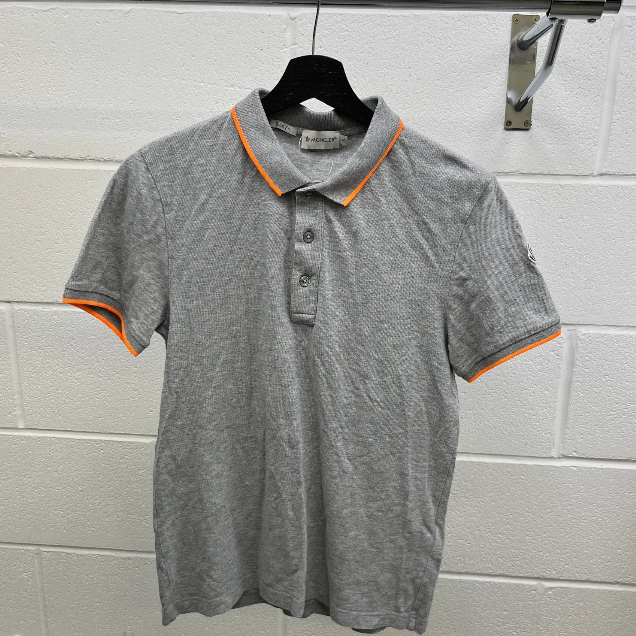 Men's Maglia Polo Shirt Grey Size XS