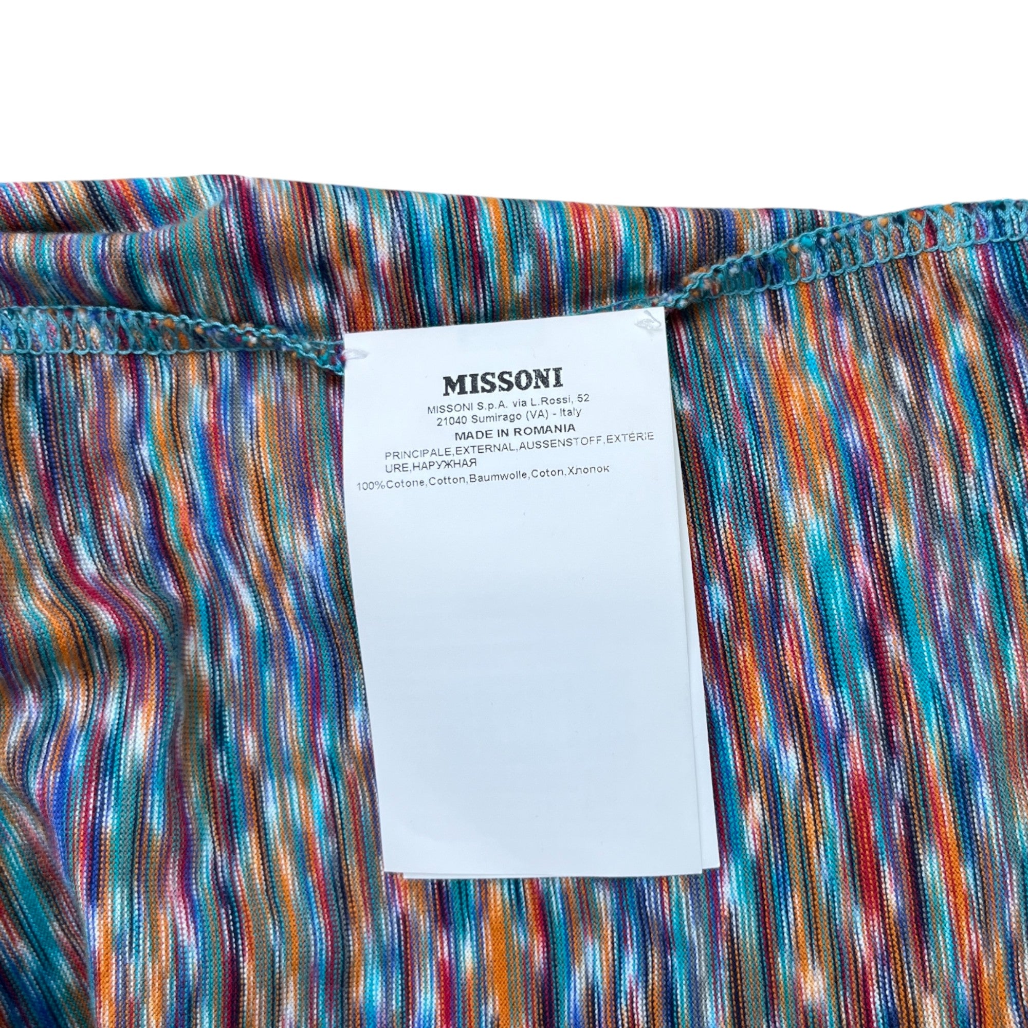 Men's Space Dye T-Shirt Multi-Coloured Size XS