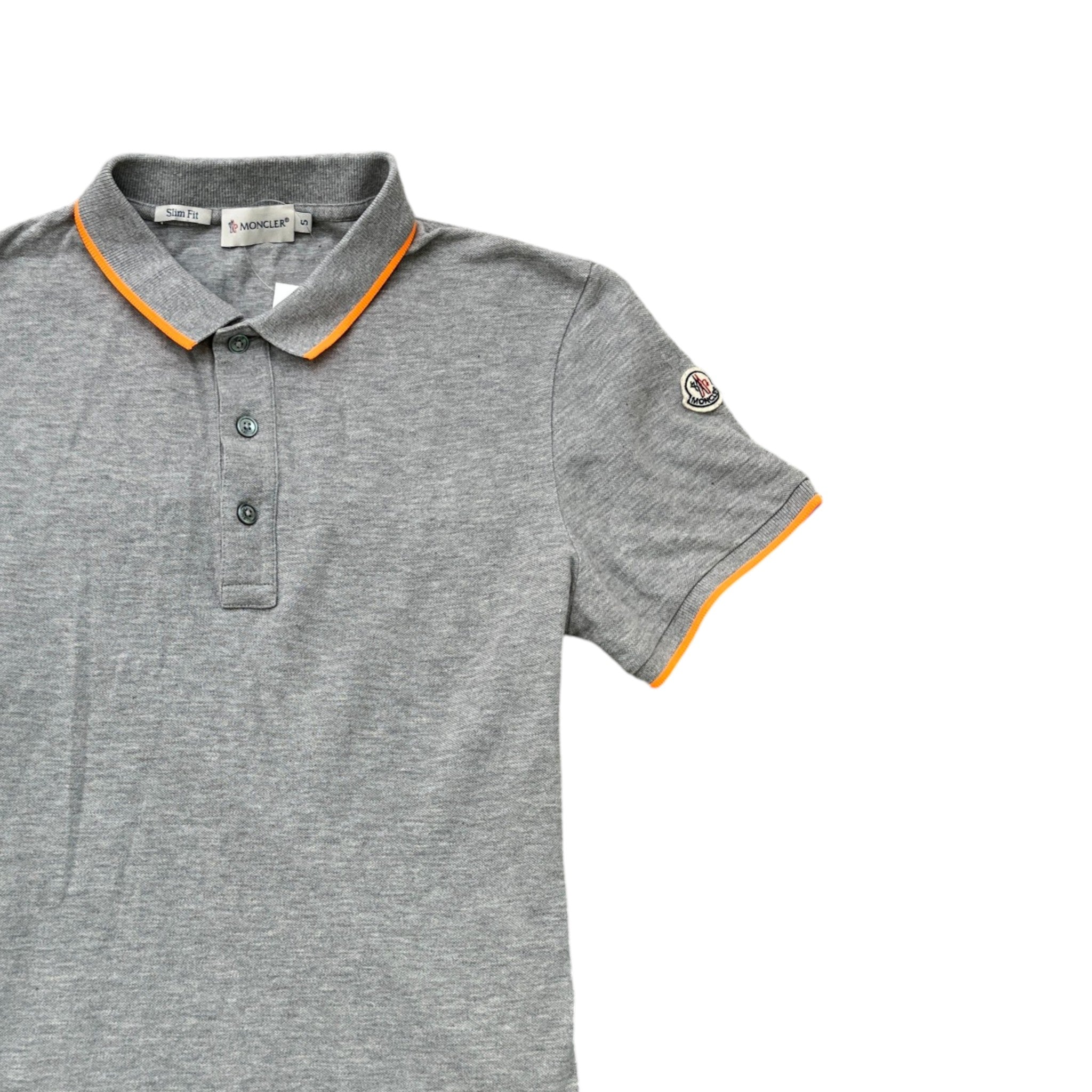 Men's Maglia Polo Shirt Grey Size XS