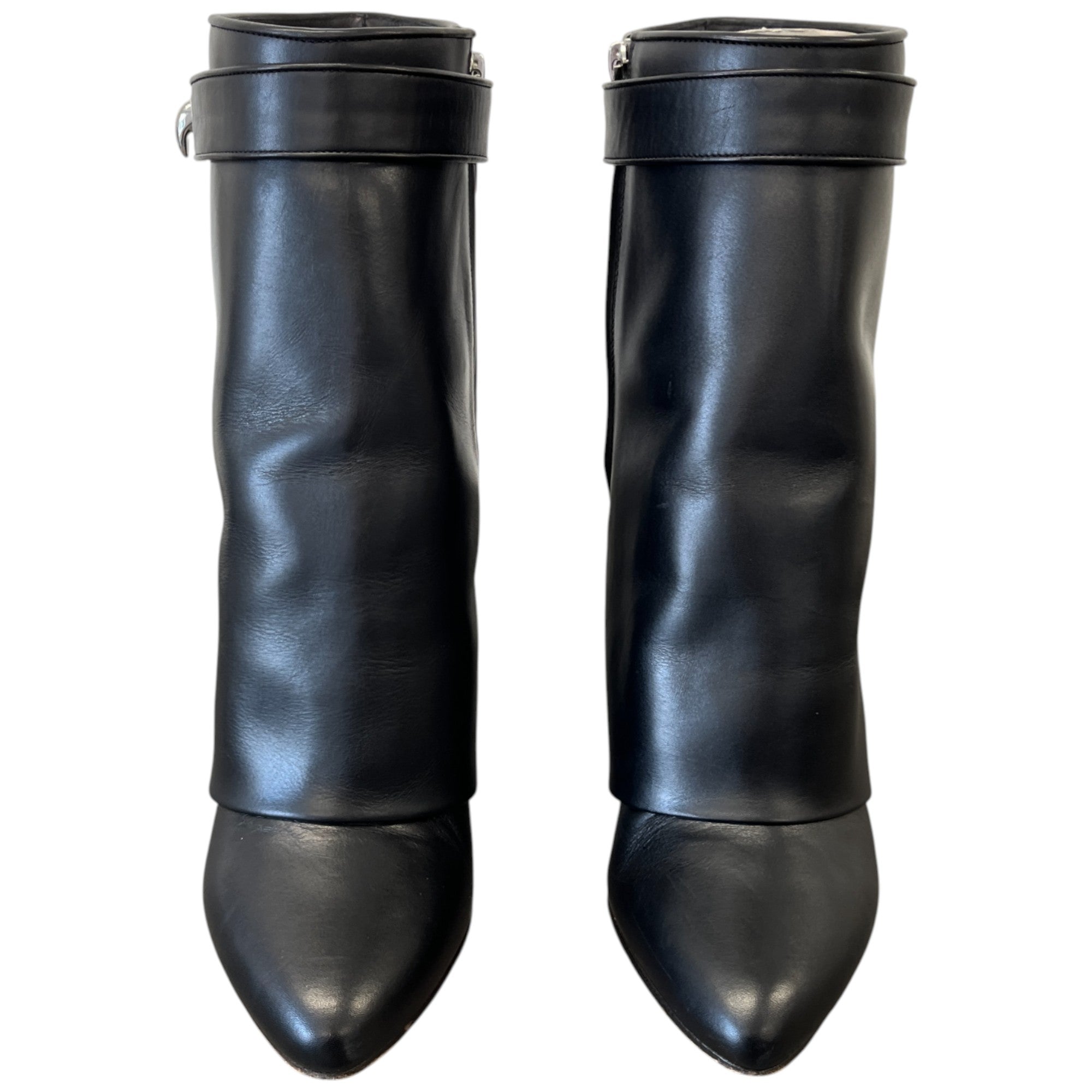 Women's Shark Lock Ankle Boots Black Size EU 38 / UK 5