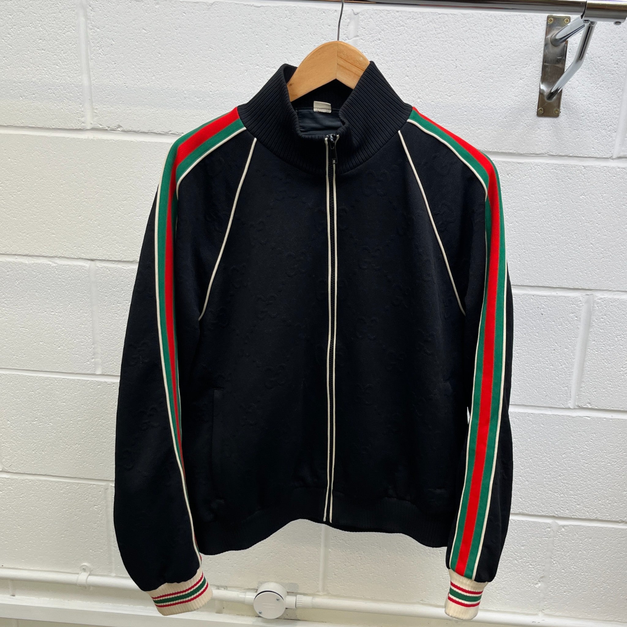 Men's Gg Supreme Web Jumper Black Size M