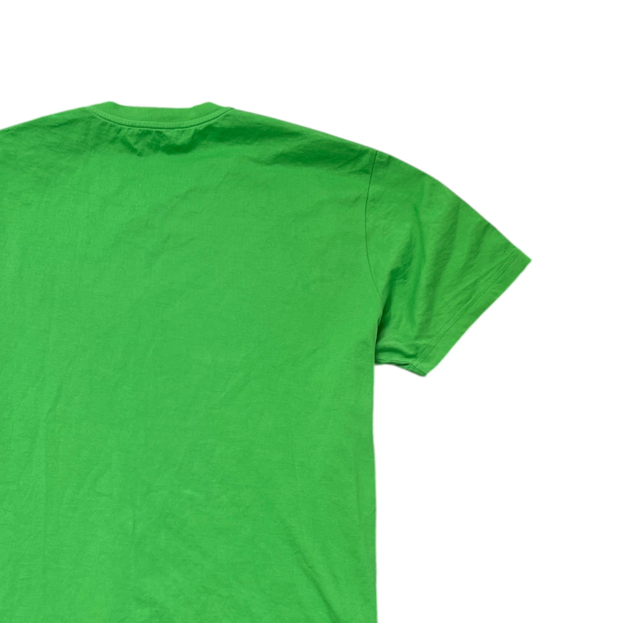 Men's Tape Logo T-Shirt Green Size S