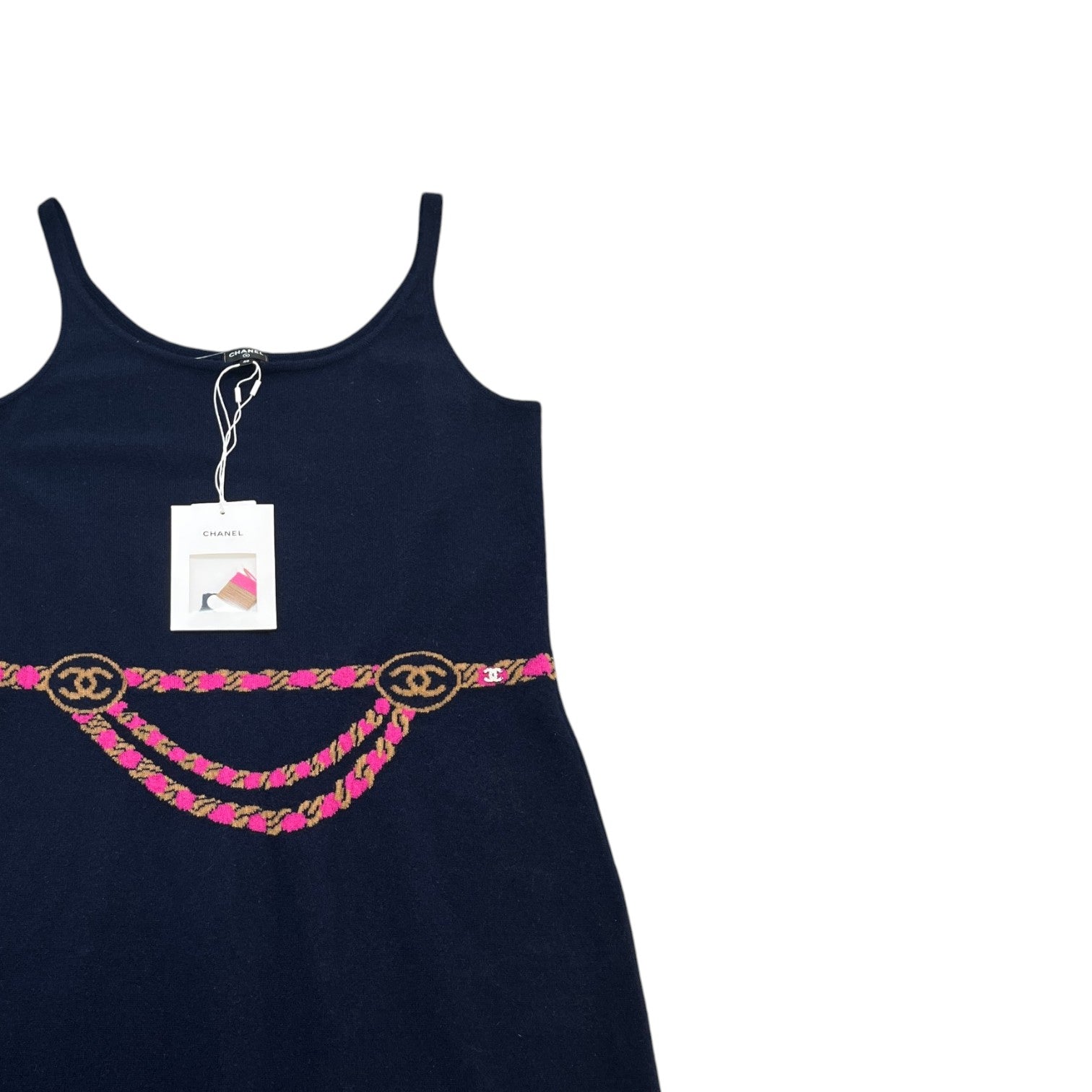 Women's Cashmere Dress Top Navy Size M