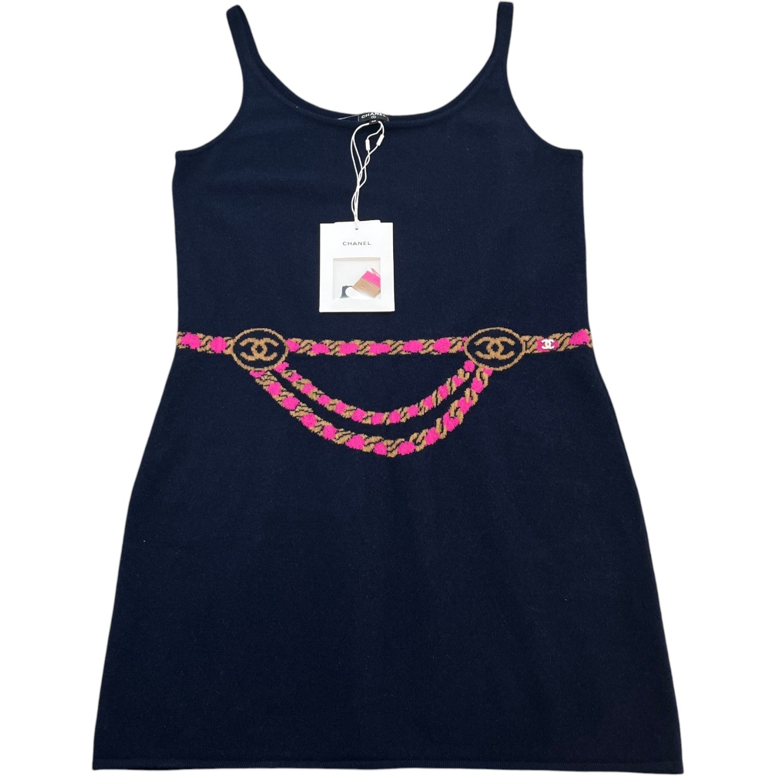 Women's Cashmere Dress Top Navy Size M