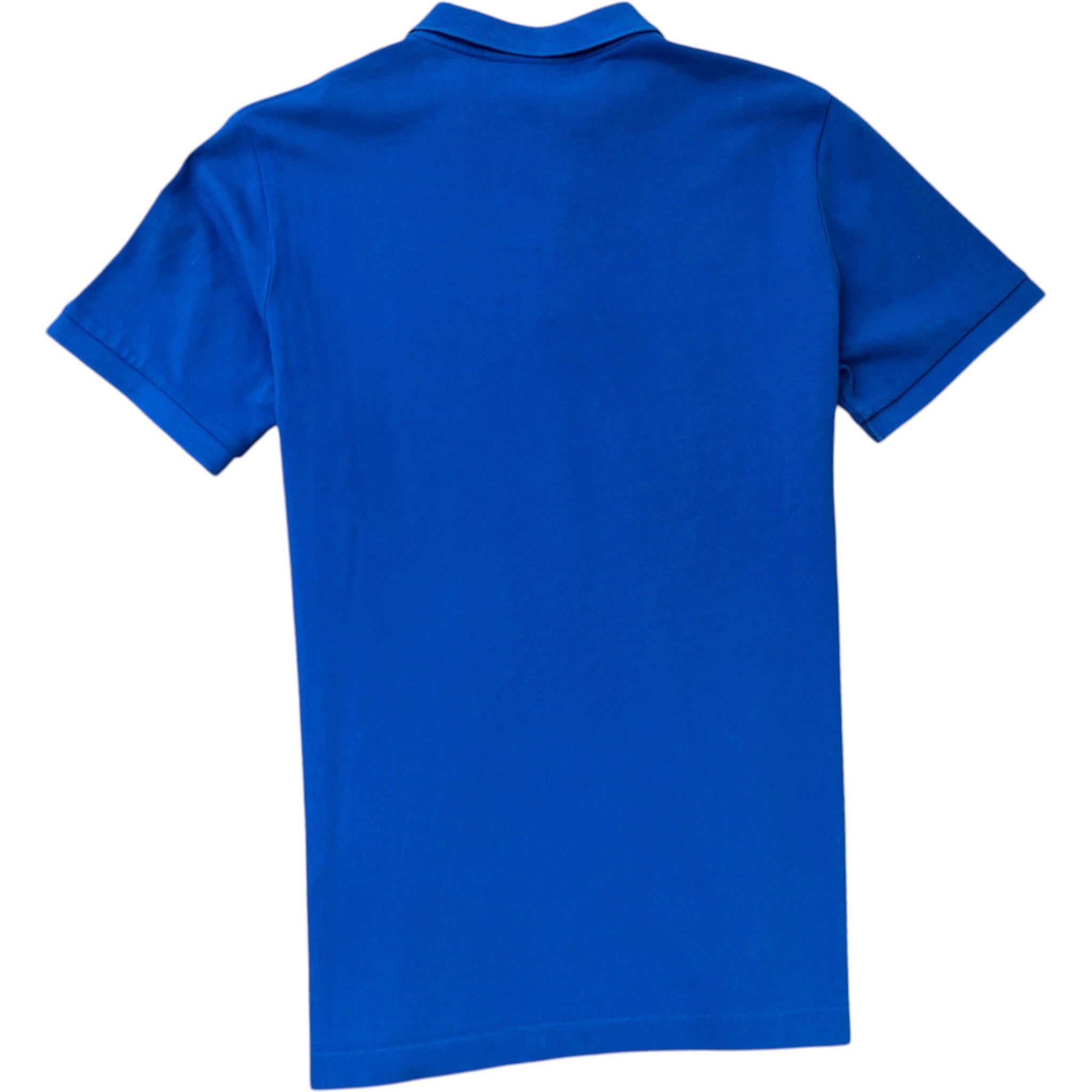 Men's Embroidered Logo Polo Shirt Blue Size M