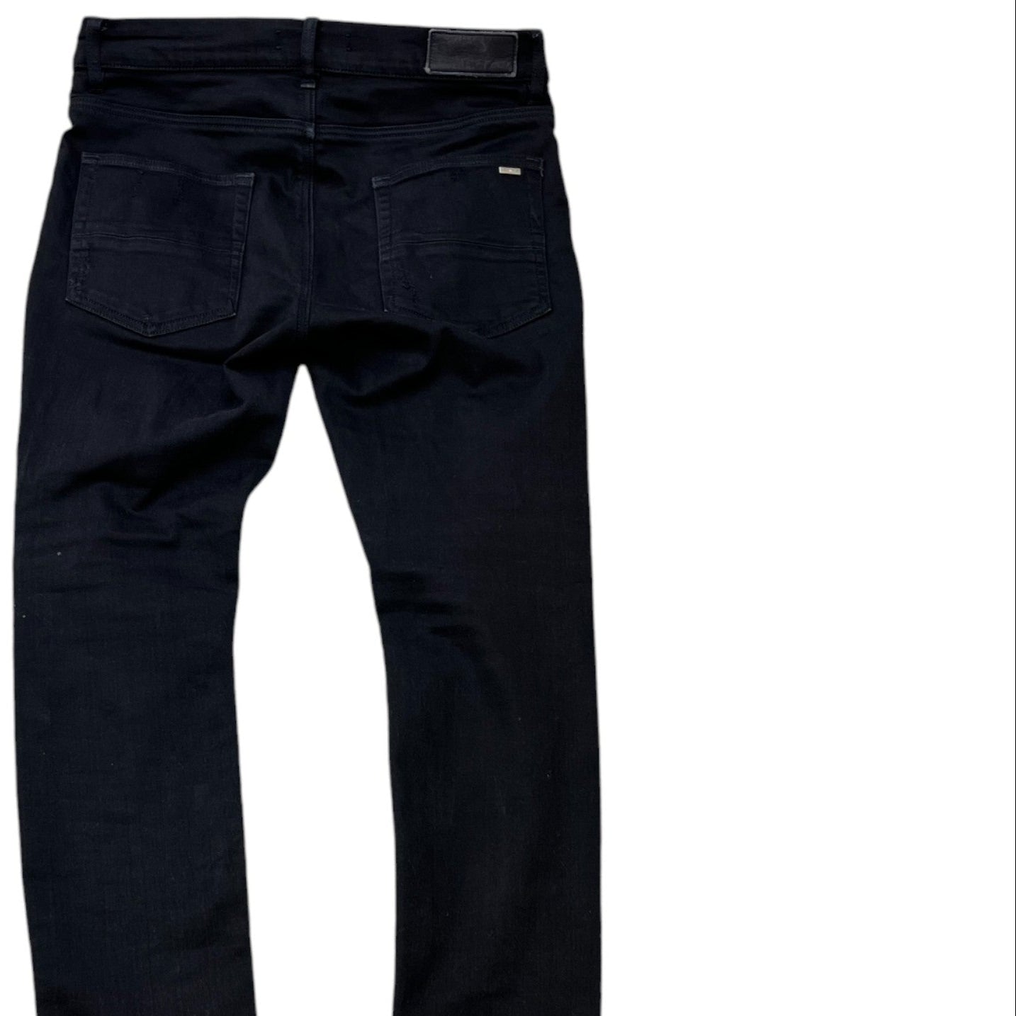 Men's Mx1 Distressed Jeans Black Size Waist 32"