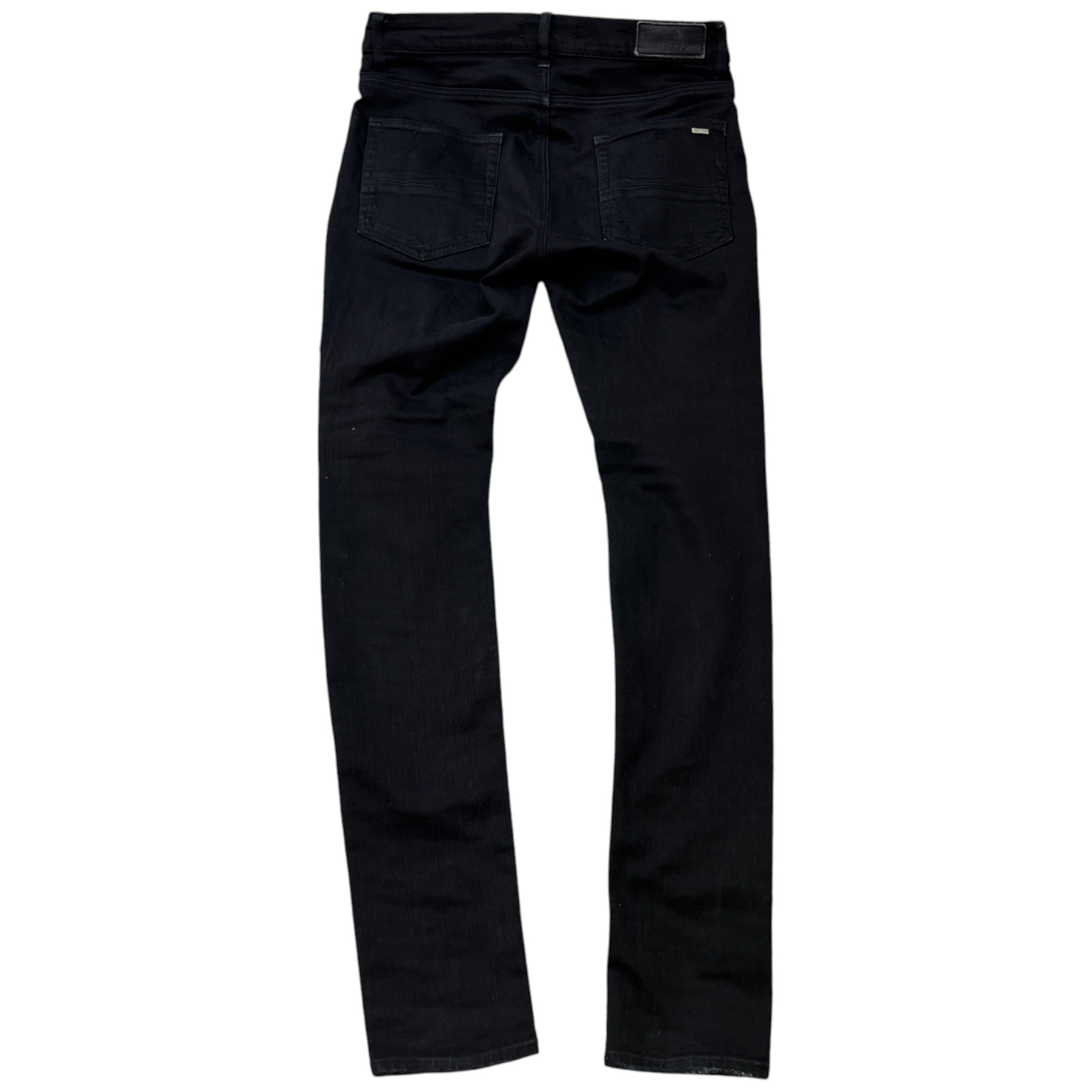 Men's Mx1 Distressed Jeans Black Size Waist 32"