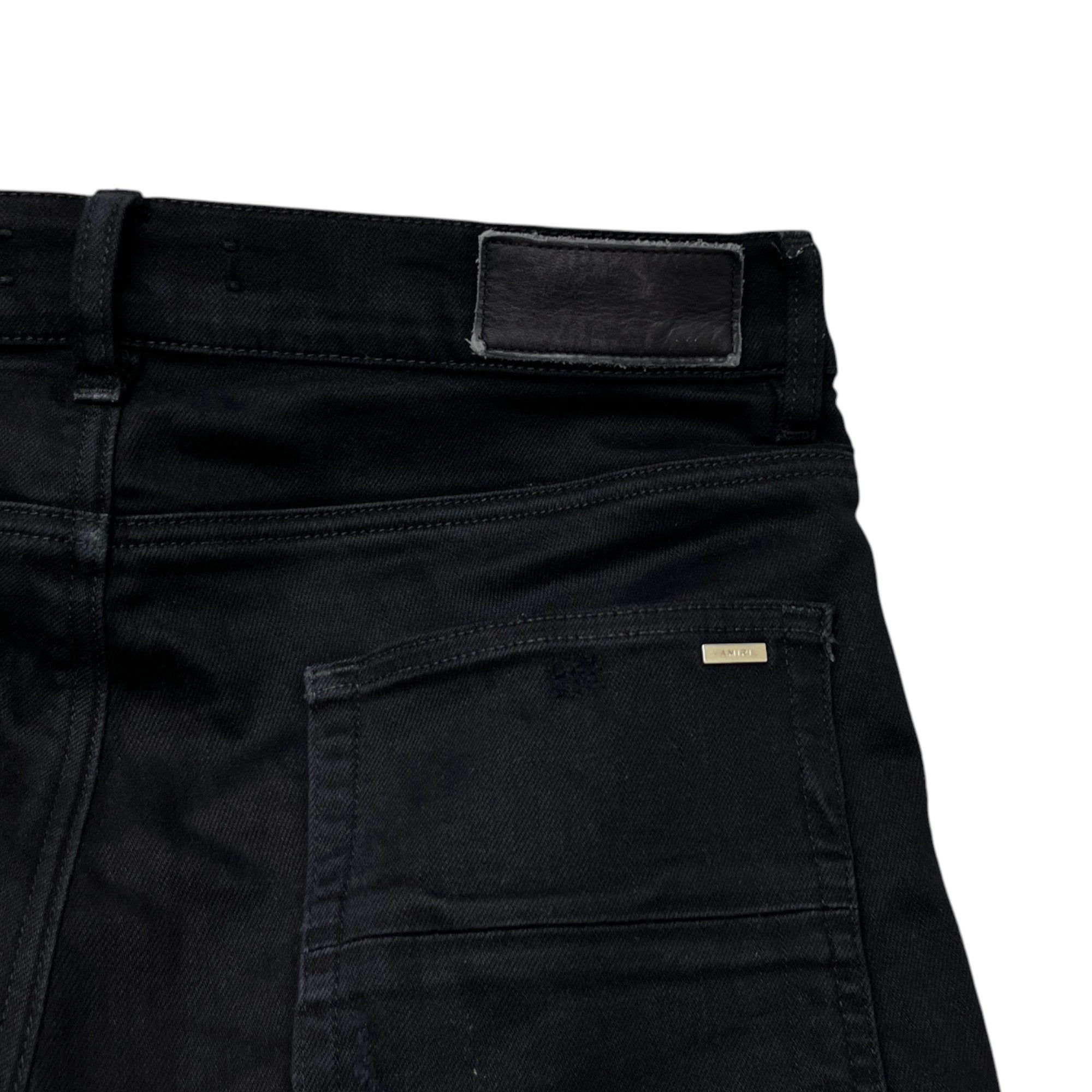 Men's Mx1 Distressed Jeans Black Size Waist 32"