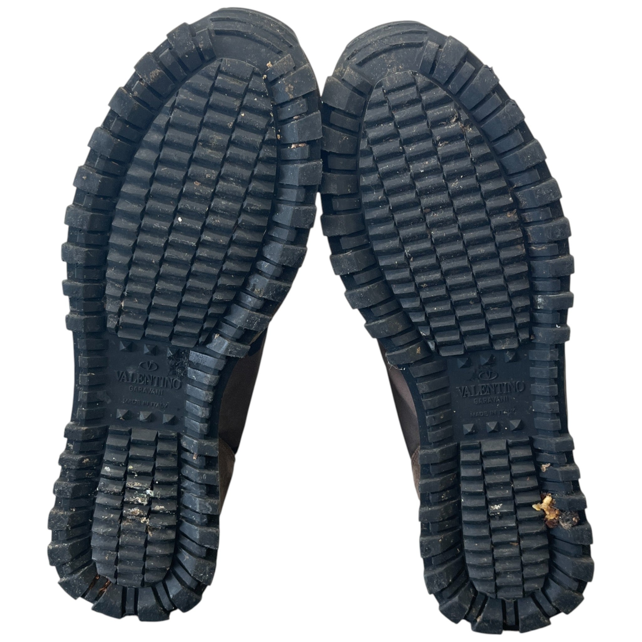 Men's Rockrunner Camo Stud Low Trainers Green Size EU 42 / UK 8