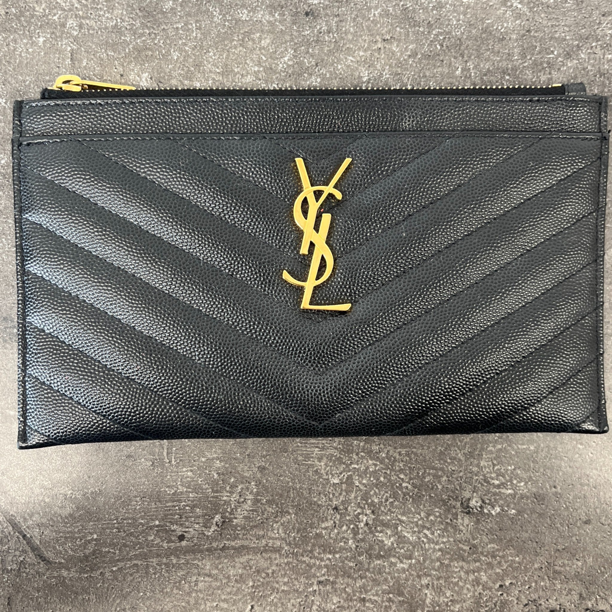 Women's Bill Zip Pouch Black