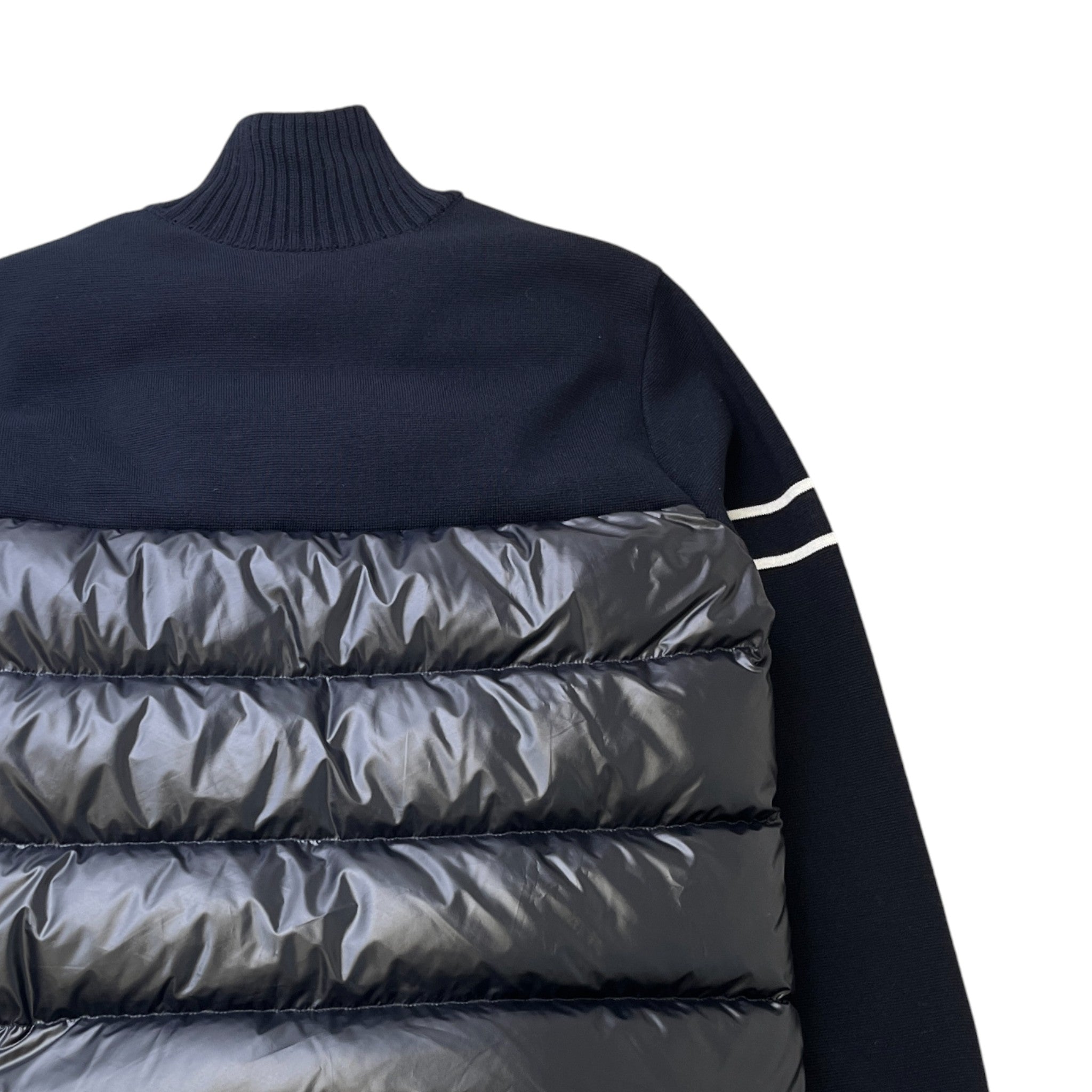 Men's Cardigan Tricot Jacket Navy Size L