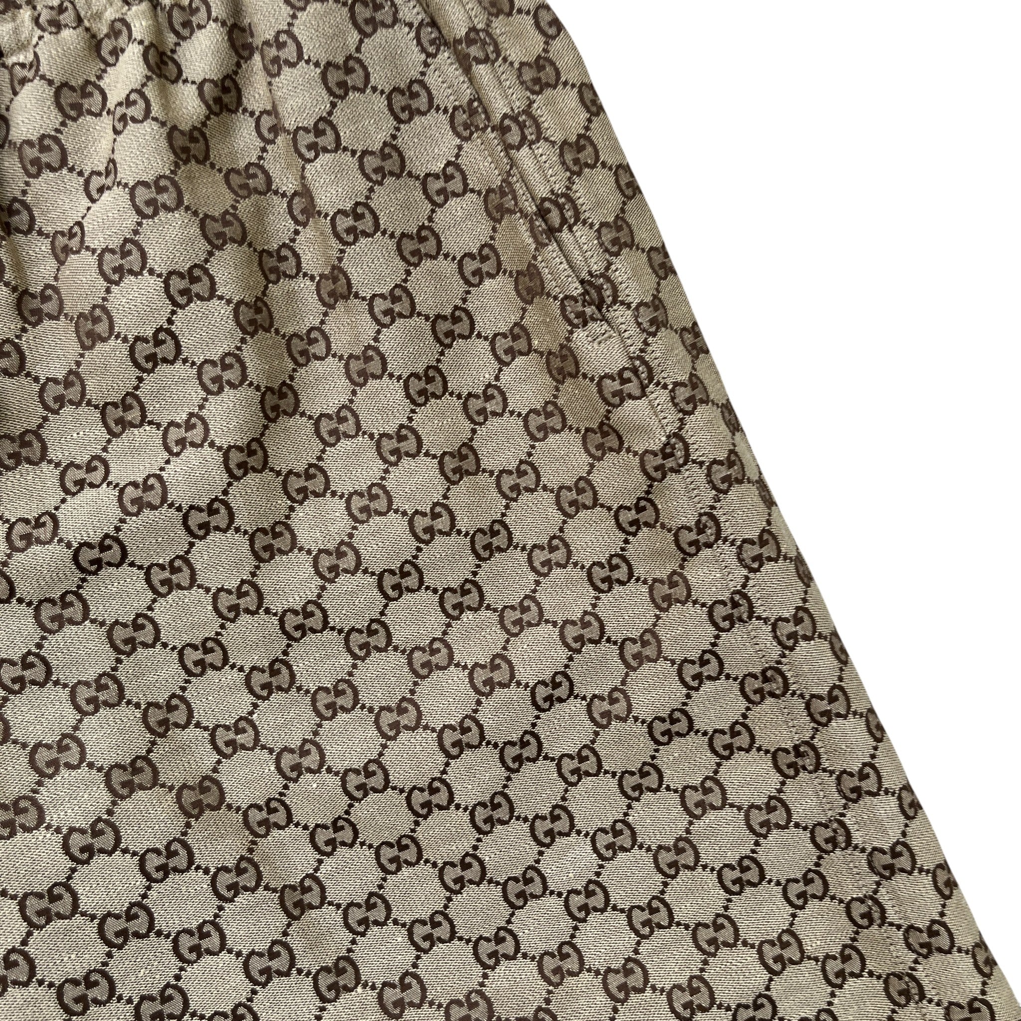 Men's Gg Supreme Shorts Beige Size IT 50 / UK 34