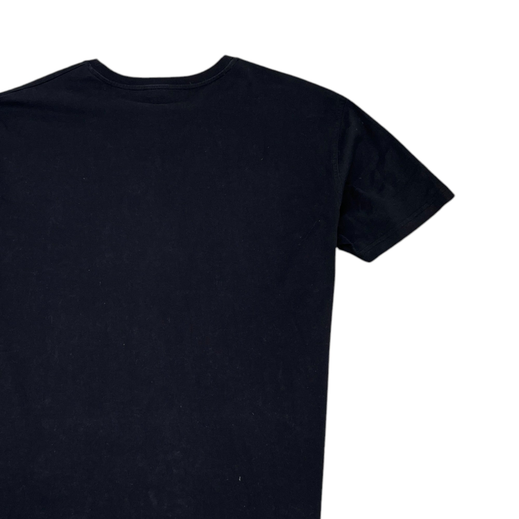 Men's Floral Logo T-Shirt Black Size XXL