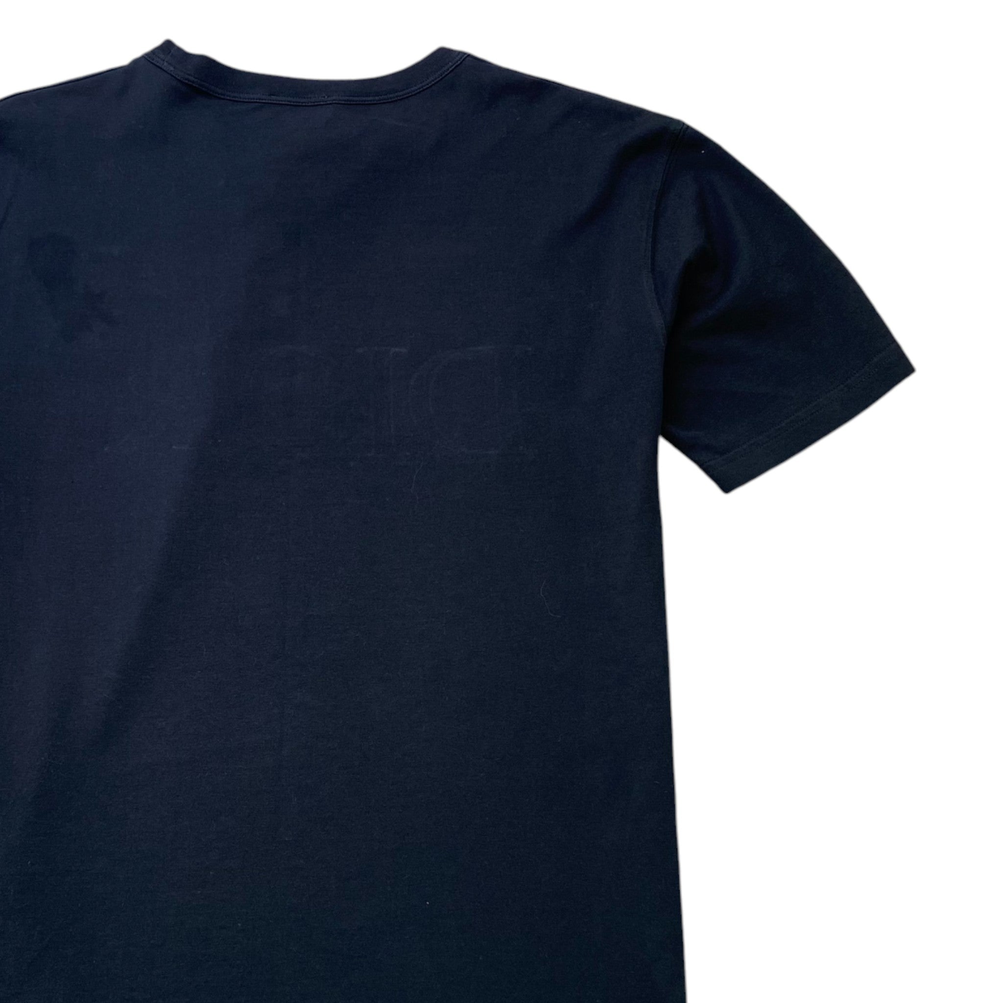 Men's Embroidered Logo T-Shirt Navy Size M