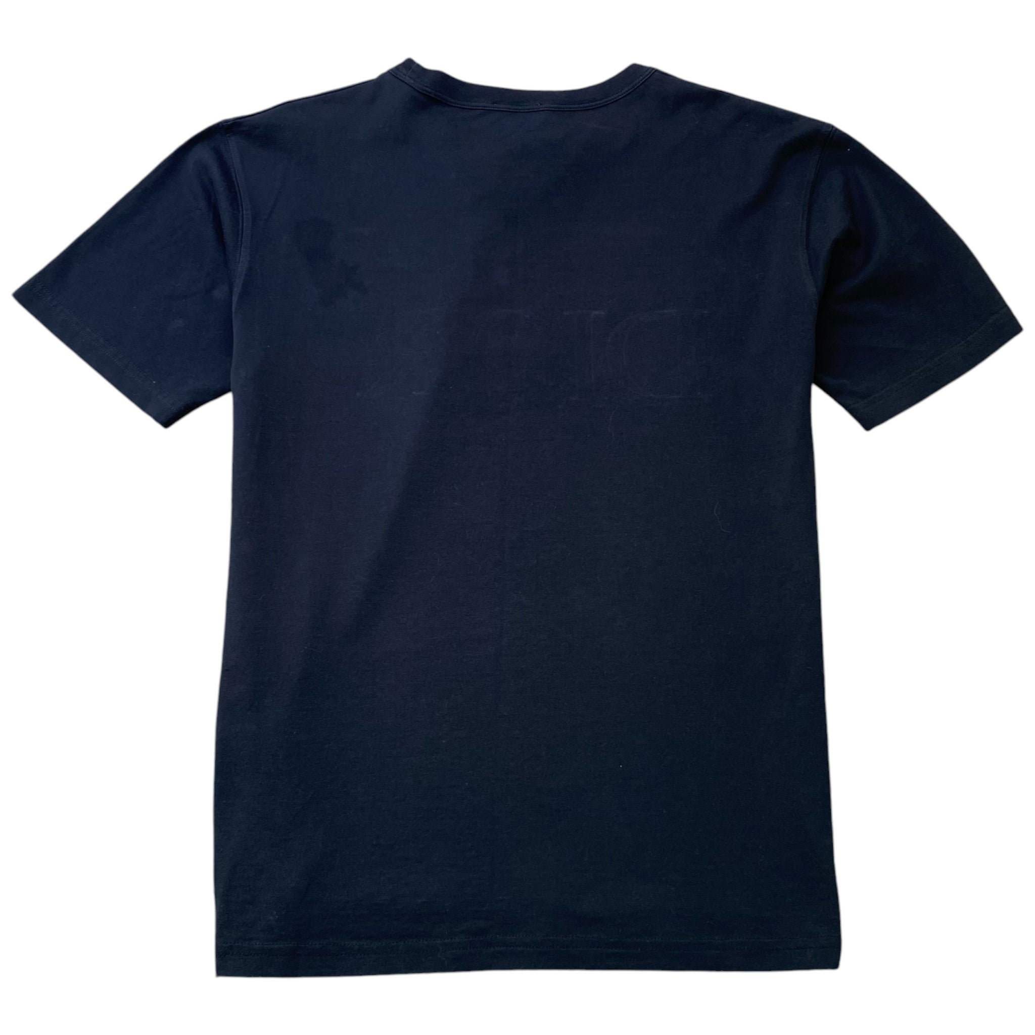 Men's Embroidered Logo T-Shirt Navy Size M