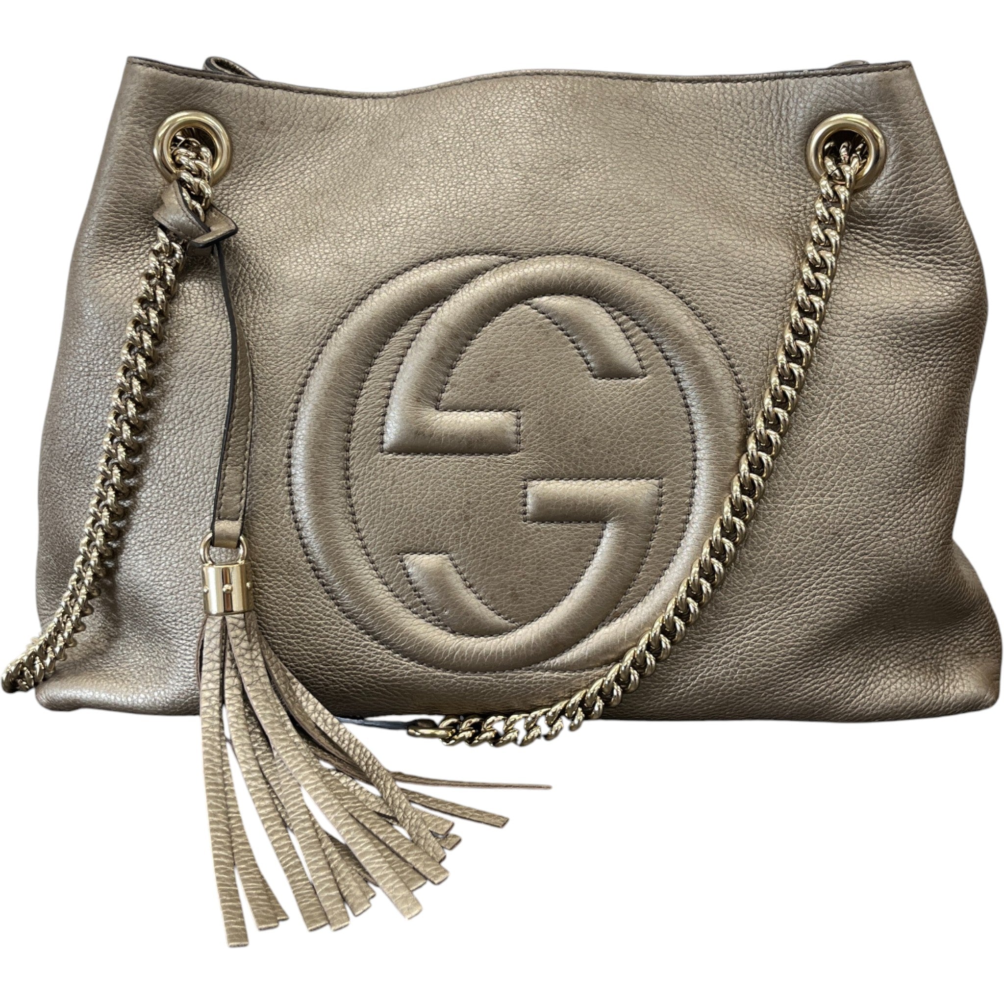 Women's Soho Tote Handbag Gold