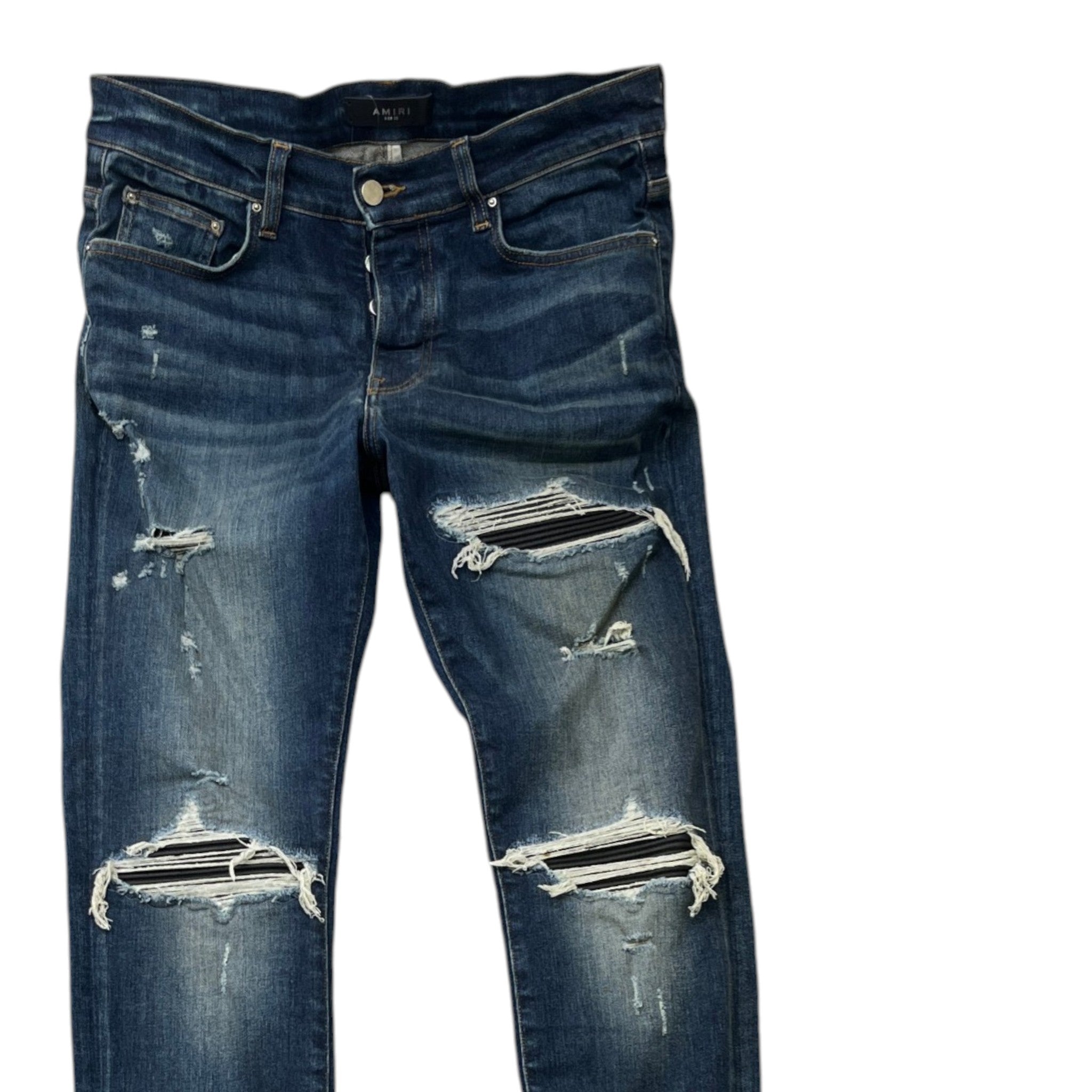Men's Mx1 Distressed Jeans Blue Size Waist 33"