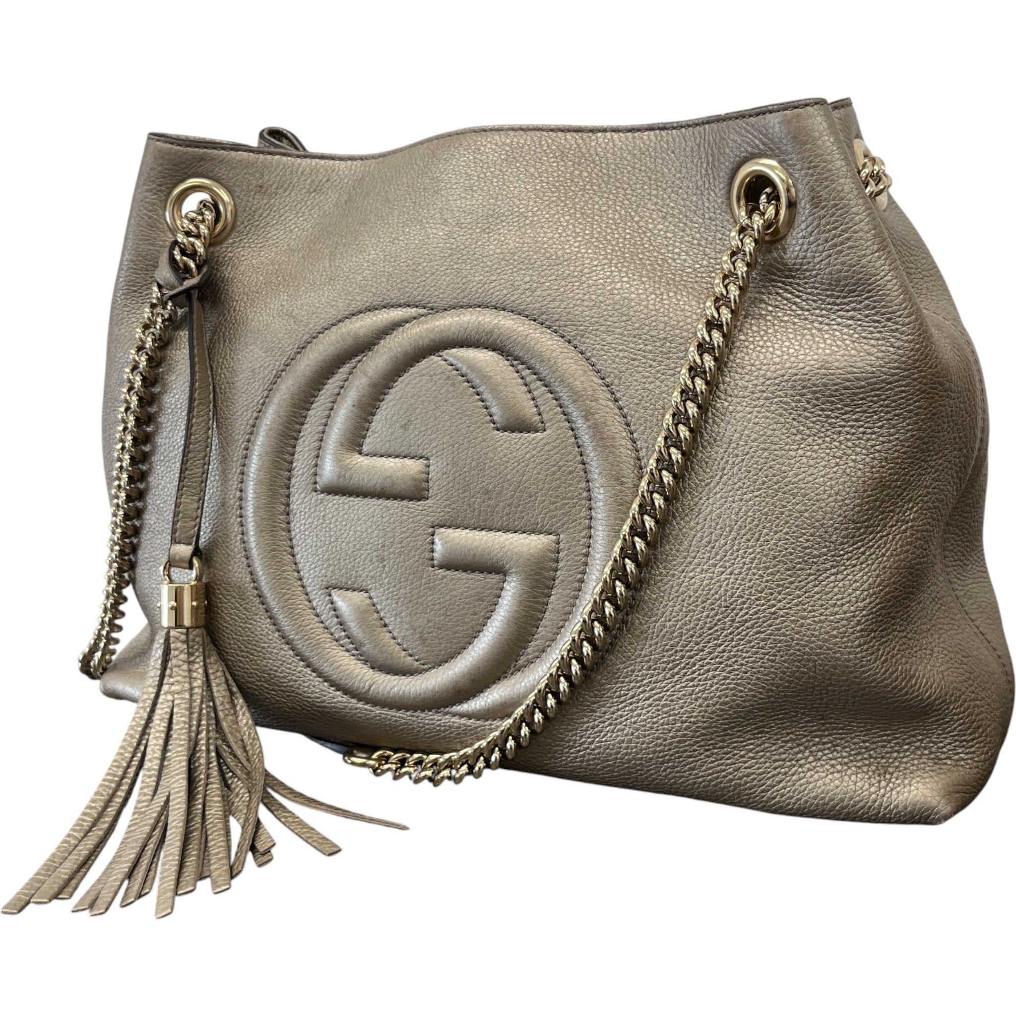 Women's Soho Tote Handbag Gold