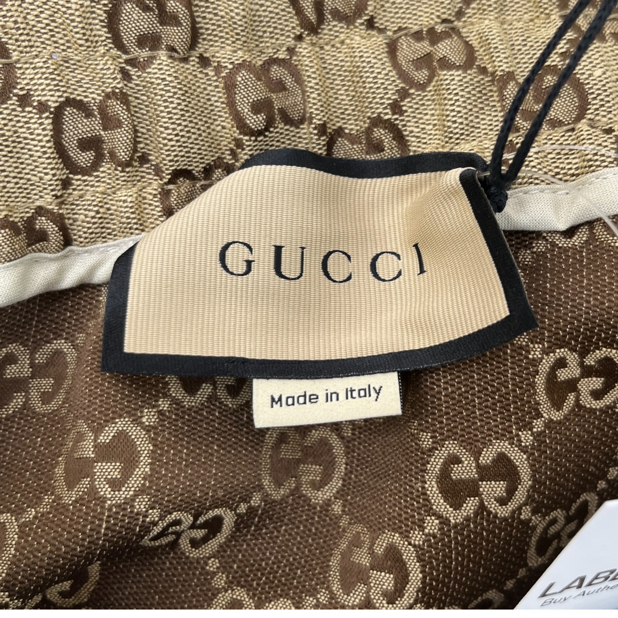 Men's Gg Supreme Shorts Beige Size IT 50 / UK 34