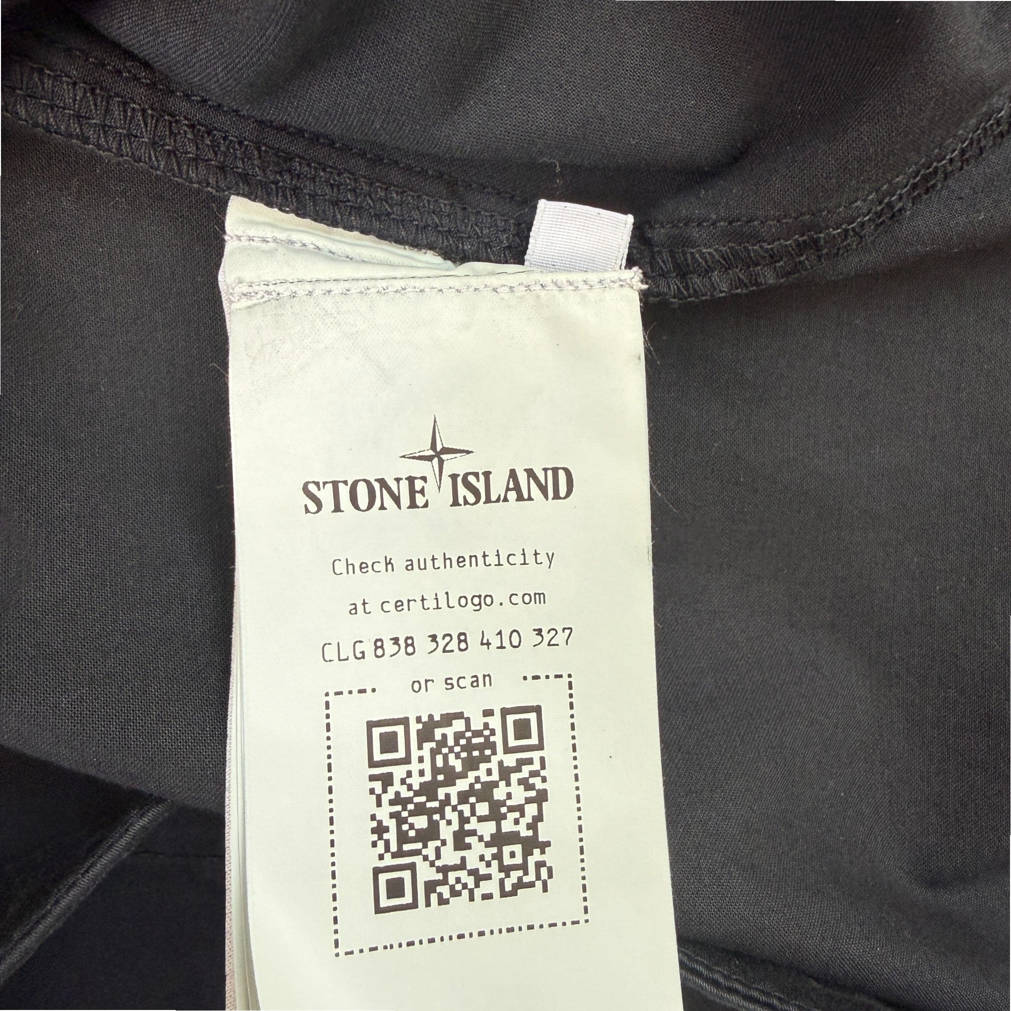 Men's Applique Logo OverShirt Black Size XXL