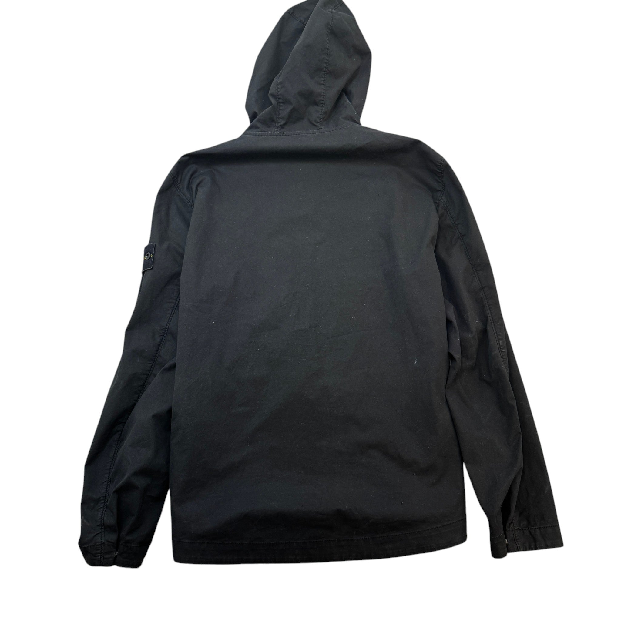 Men's Applique Logo Supima Twill Jacket Black Size XXL