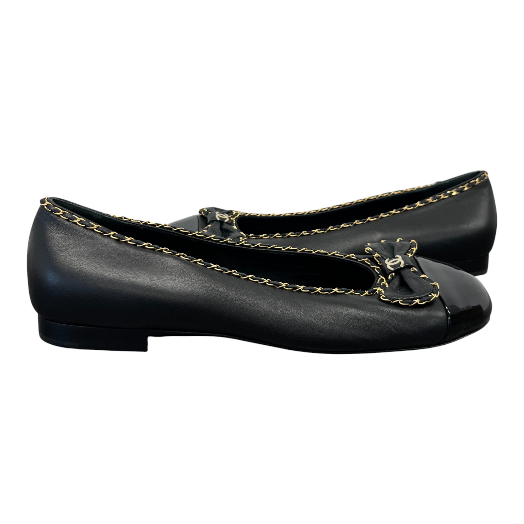 Women's Ballet Flats Lambskin Mules Black Size EU 41 / UK 8