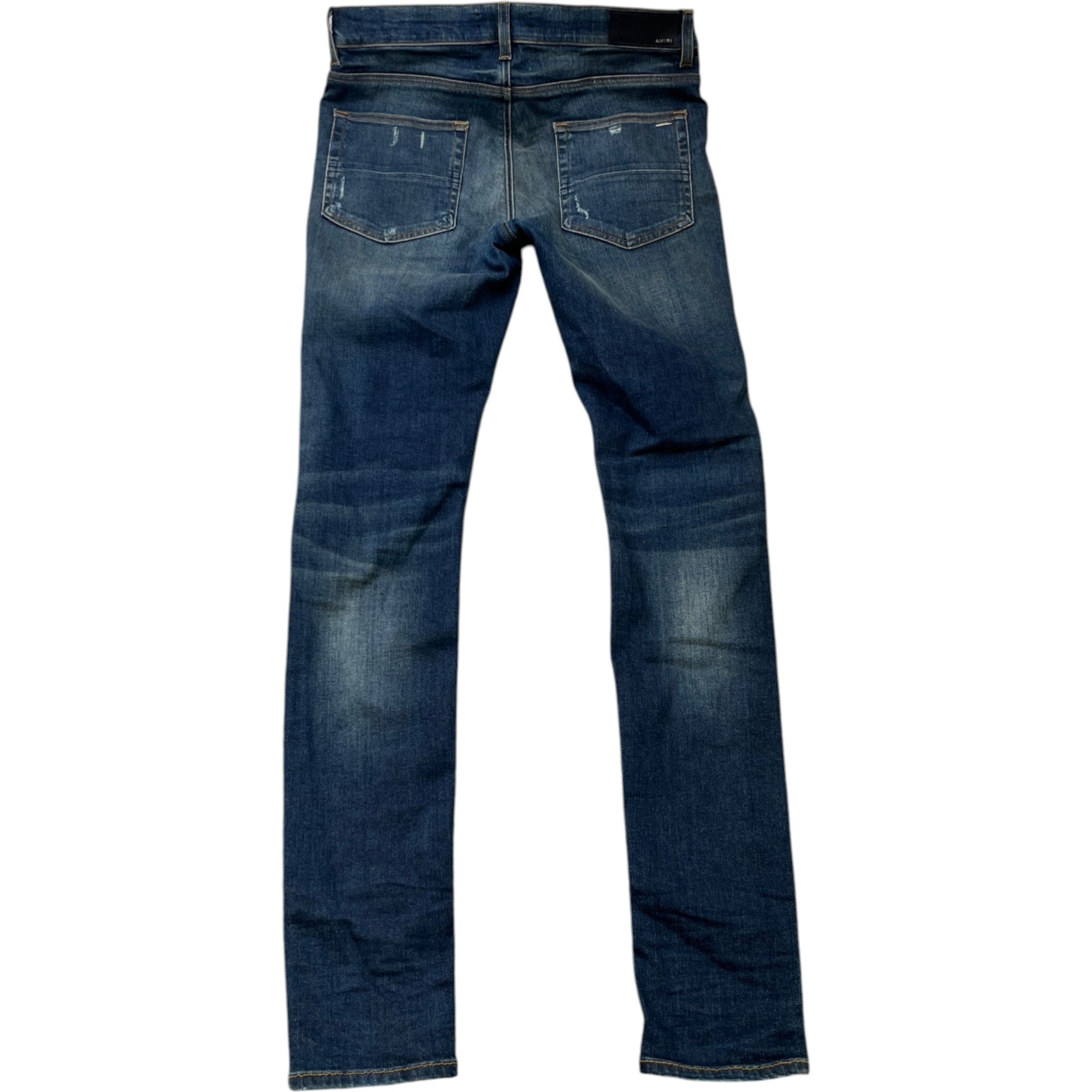Men's Mx1 Distressed Jeans Blue Size Waist 33"