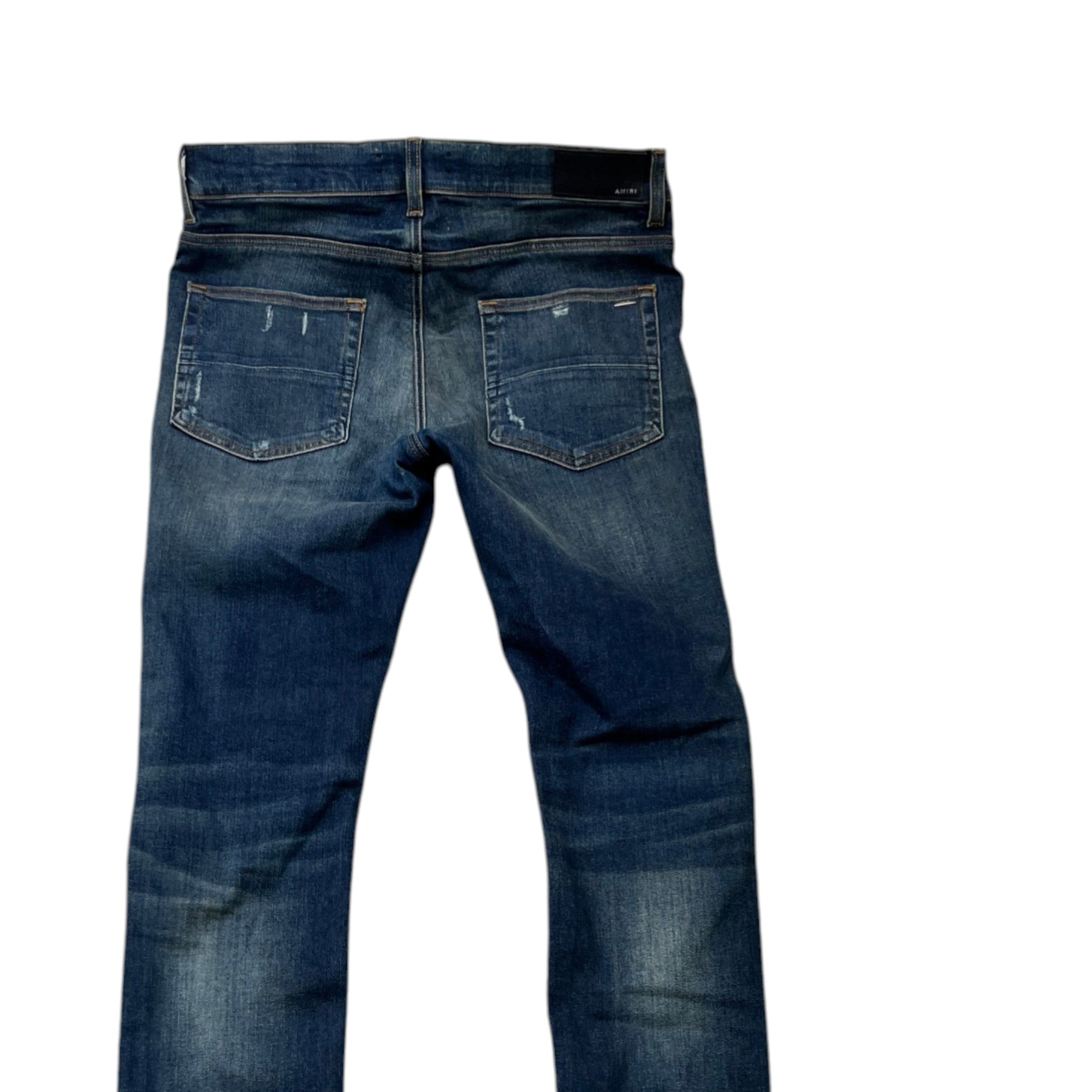 Men's Mx1 Distressed Jeans Blue Size Waist 33"