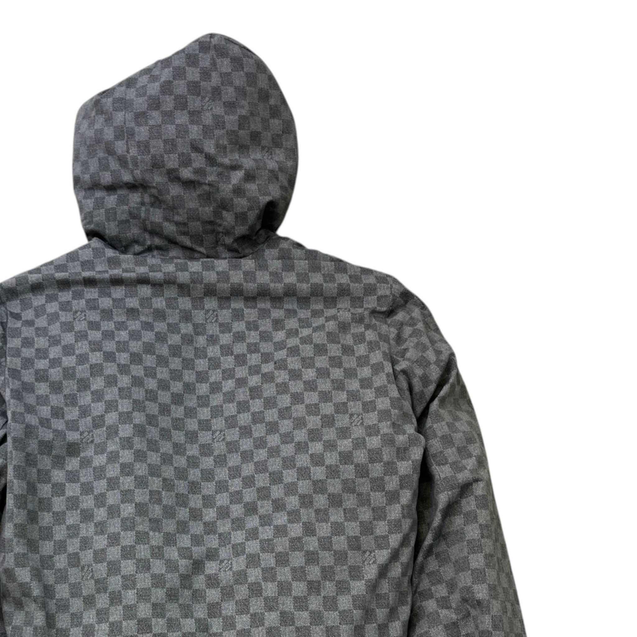 Men's Damier Graphite Reversible Down Jacket Black Size IT 48 / M