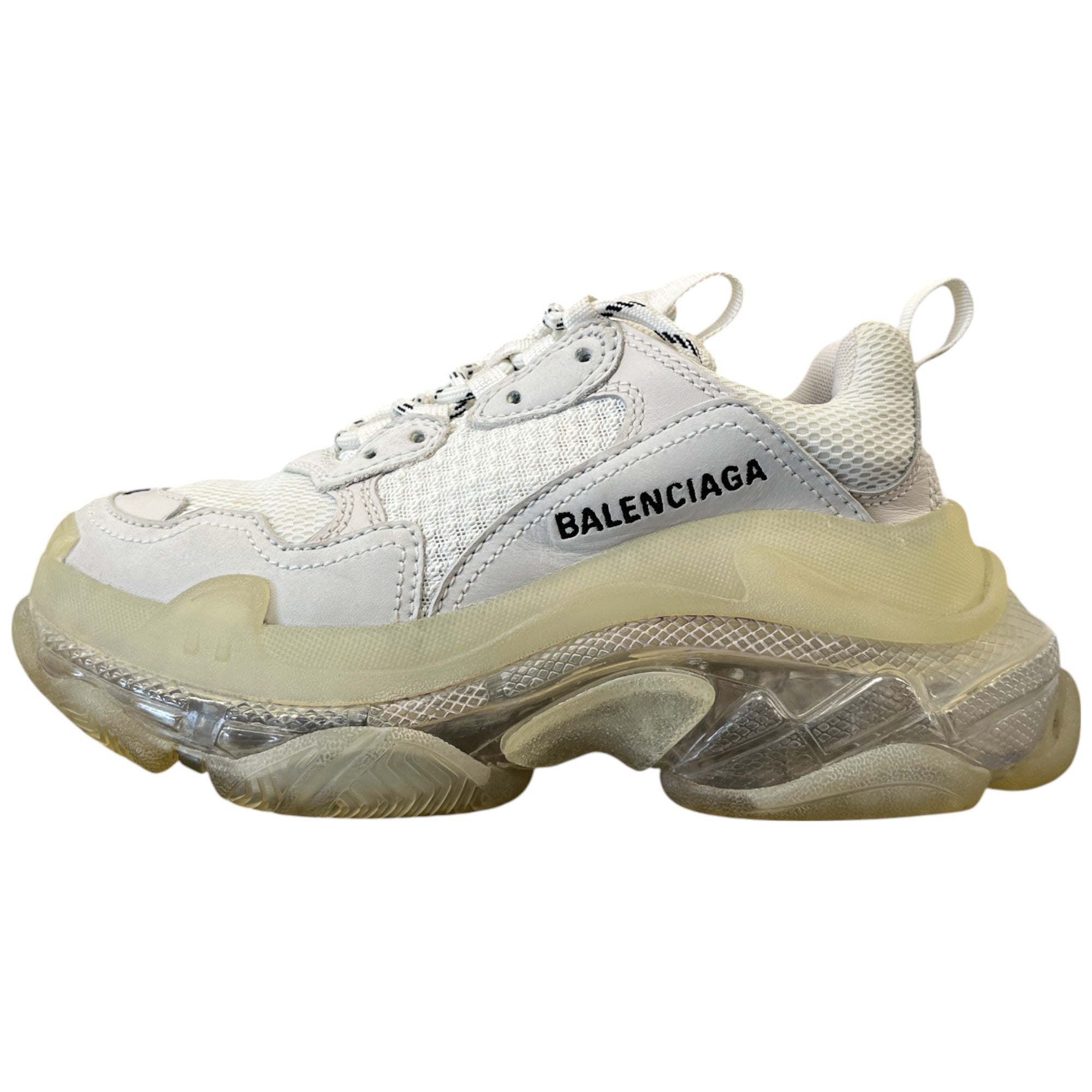 Women's Triple S Low Trainers White Size EU 34 / UK 1
