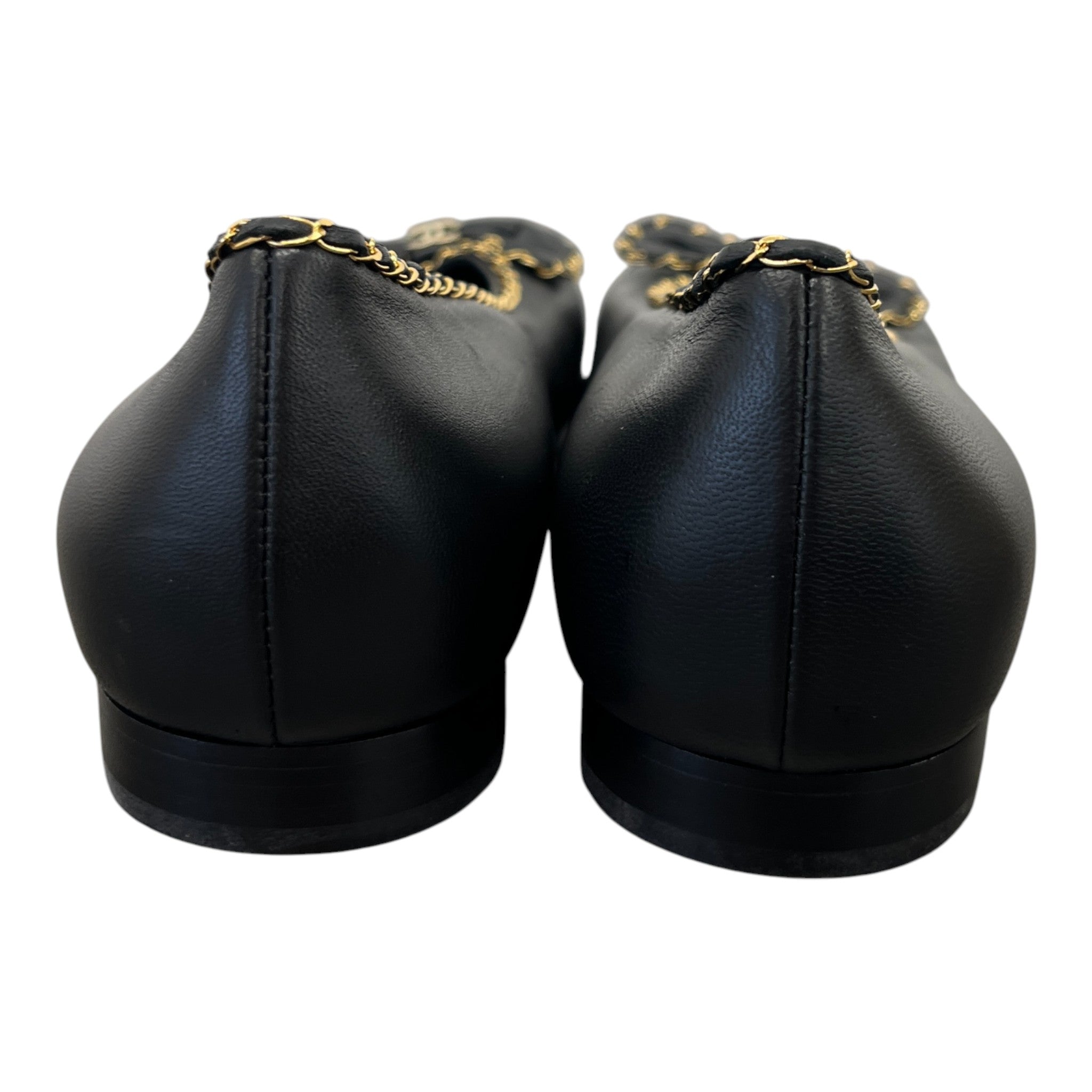 Women's Ballet Flats Lambskin Mules Black Size EU 41 / UK 8